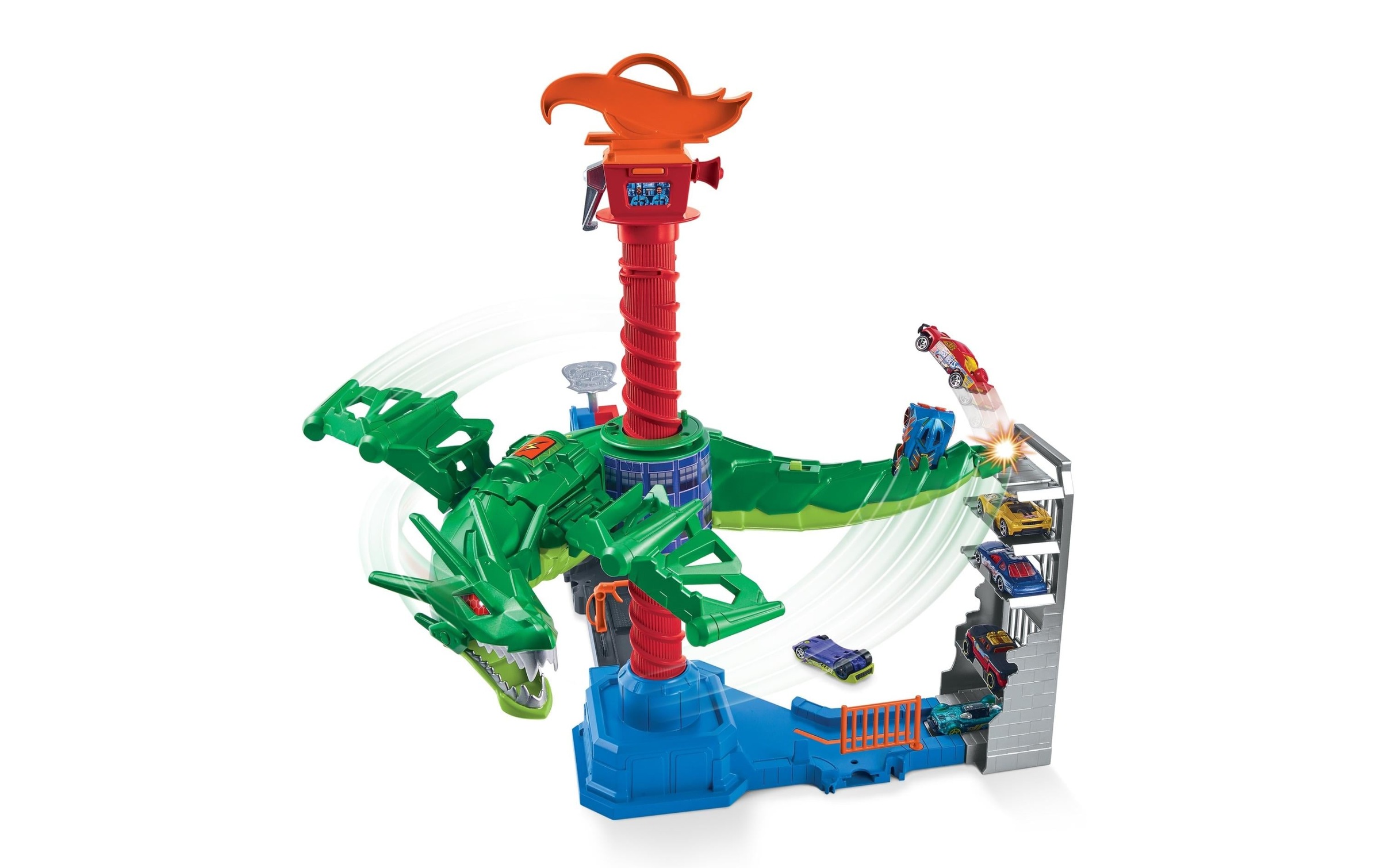 Hot Wheels Autorennbahn »City Drachen Luftangriff«