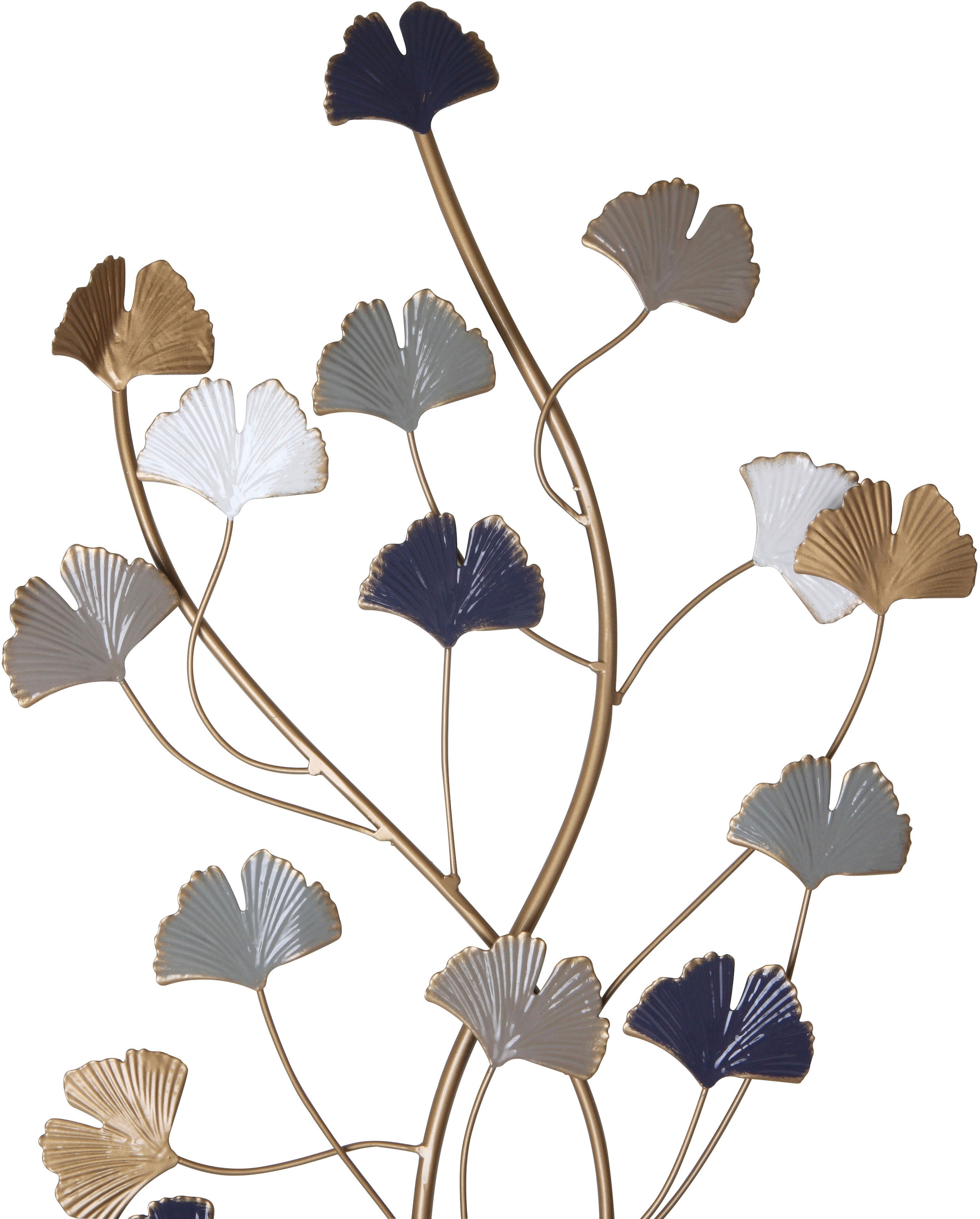 GOODproduct Objet de décoration murale »Gingko« Wanddeko, aus Metall