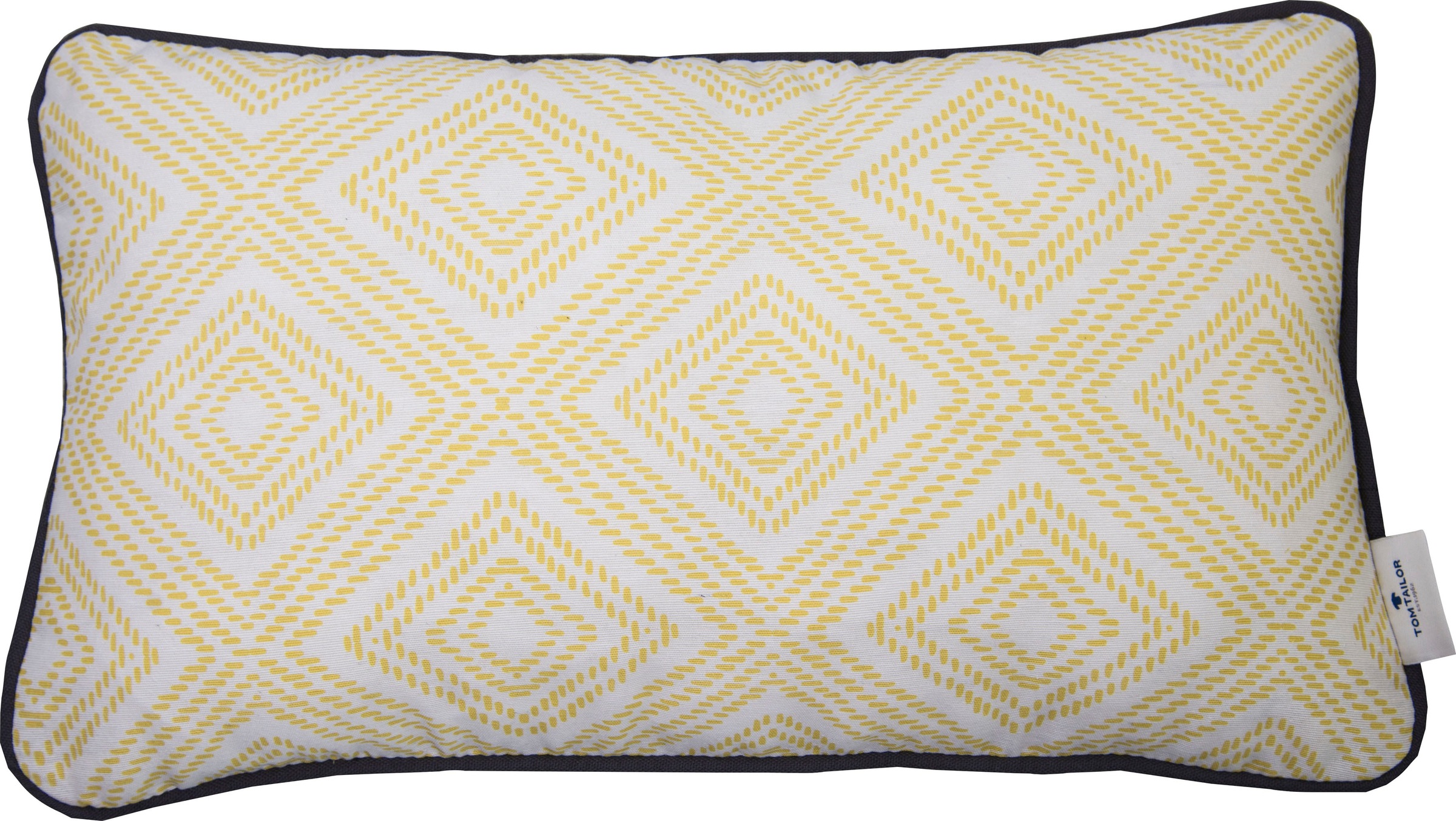 Image of TOM TAILOR Dekokissen »Striped Labyrinth«, (1 St.), mit gestricheltem Karomuster bei Ackermann Versand Schweiz