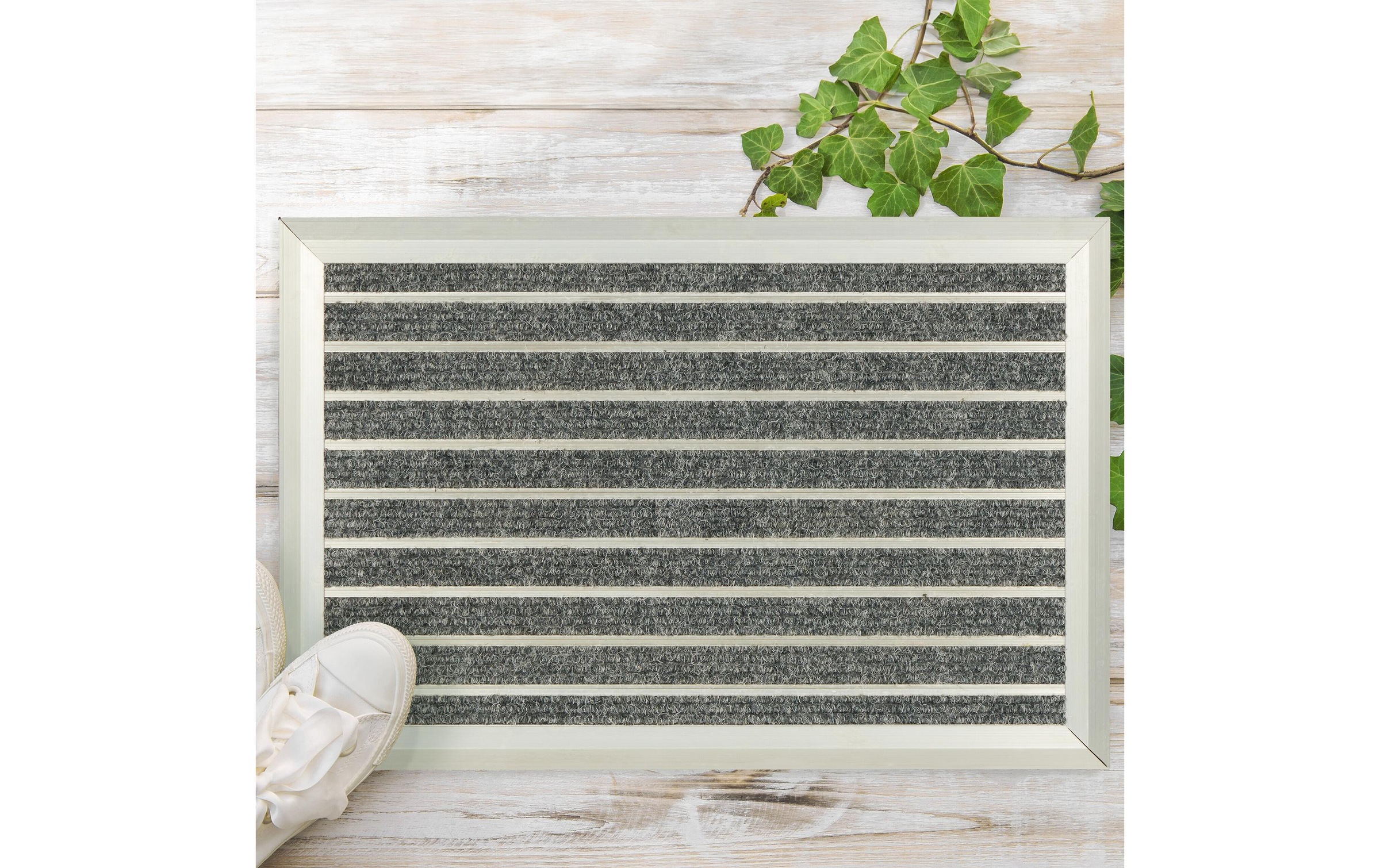 relaxdays Fussmatte »Aluminium«