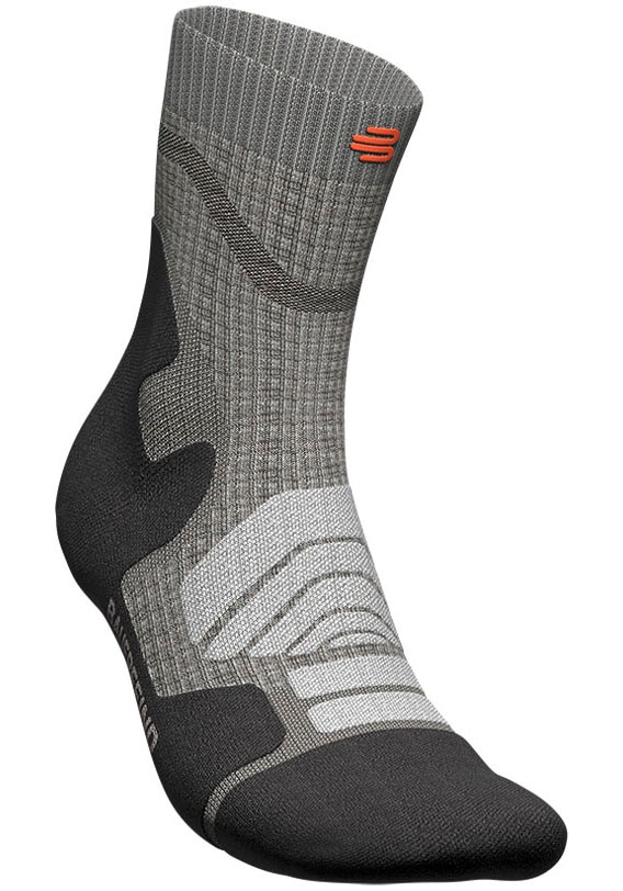 Bauerfeind Chaussettes de sport »Outdoor Merino Mid Cut Socks, Women« avec une forte teneur en laine mérinos, respirant, chaud