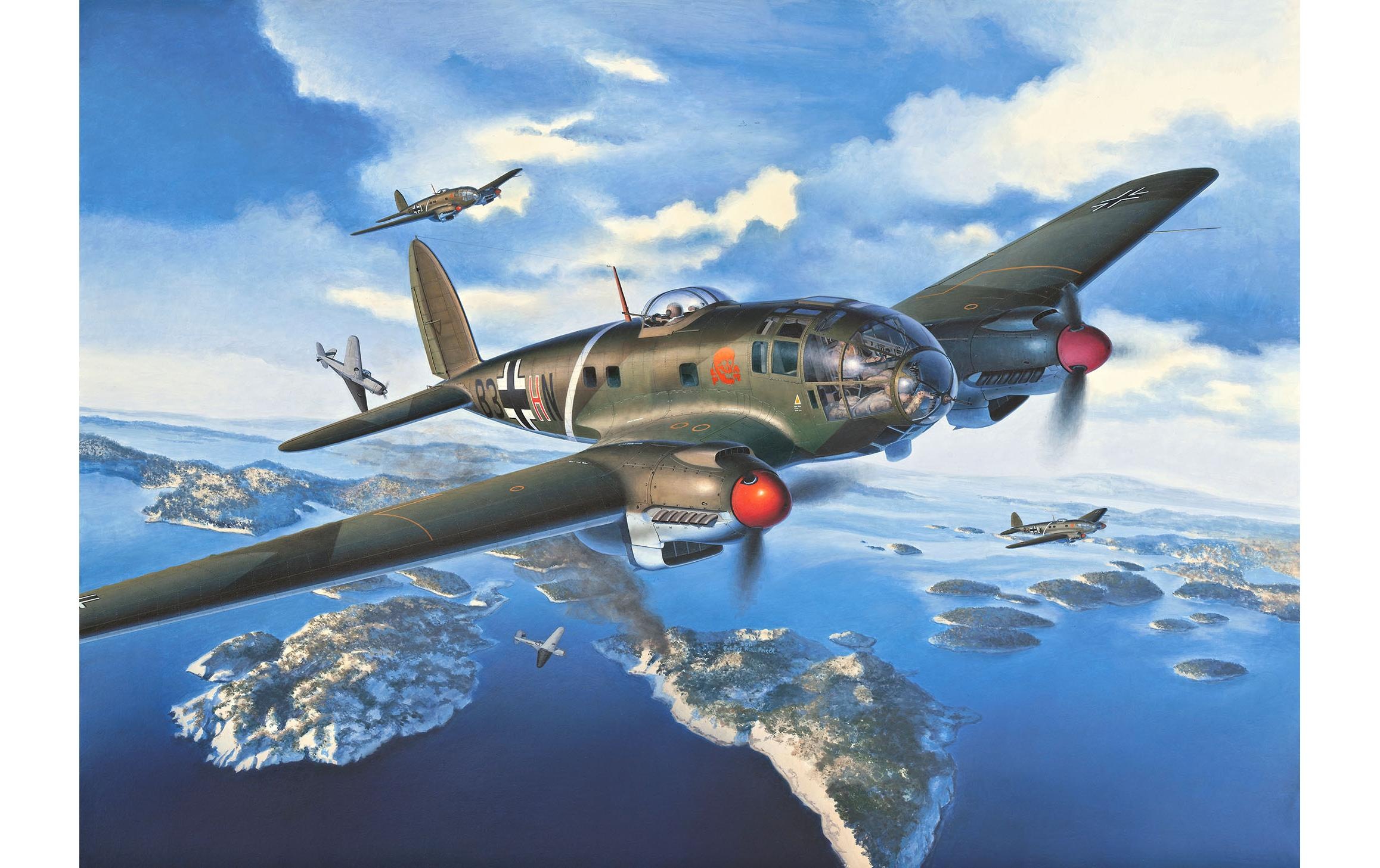Image of Revell Modellbausatz "Heinkel He 111P-1 1:32" 433 Stk. tlg. 1:32