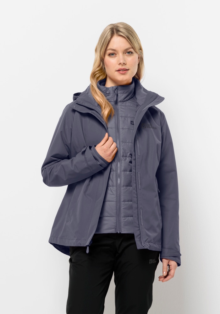 3-in-1-Funktionsjacke »GEISSHORN 3IN1 JKT W«, (2 teilig), mit Kapuze