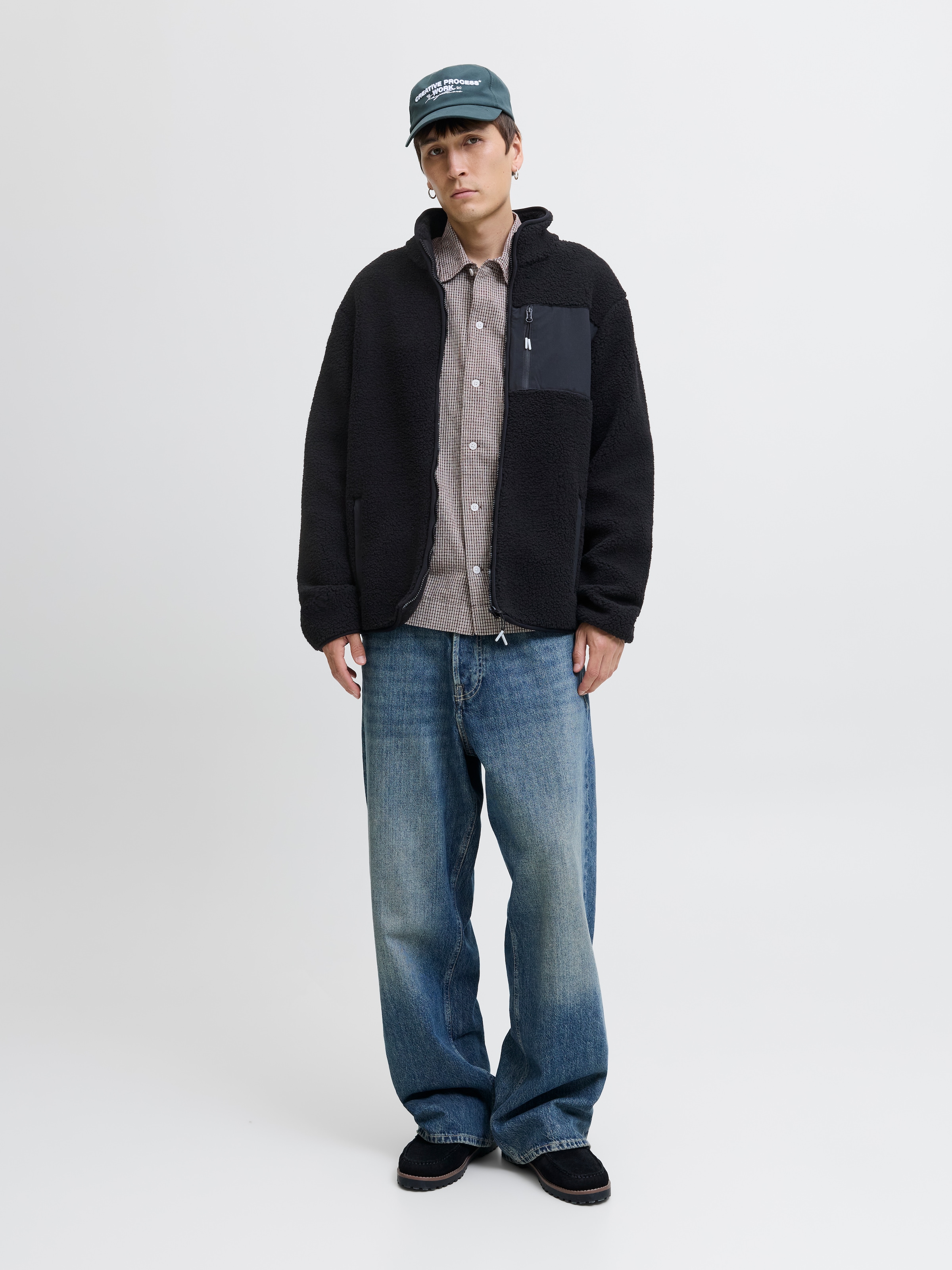 Jack & Jones Fleecejacke »JJTHATCHER FLEECE JACKET«