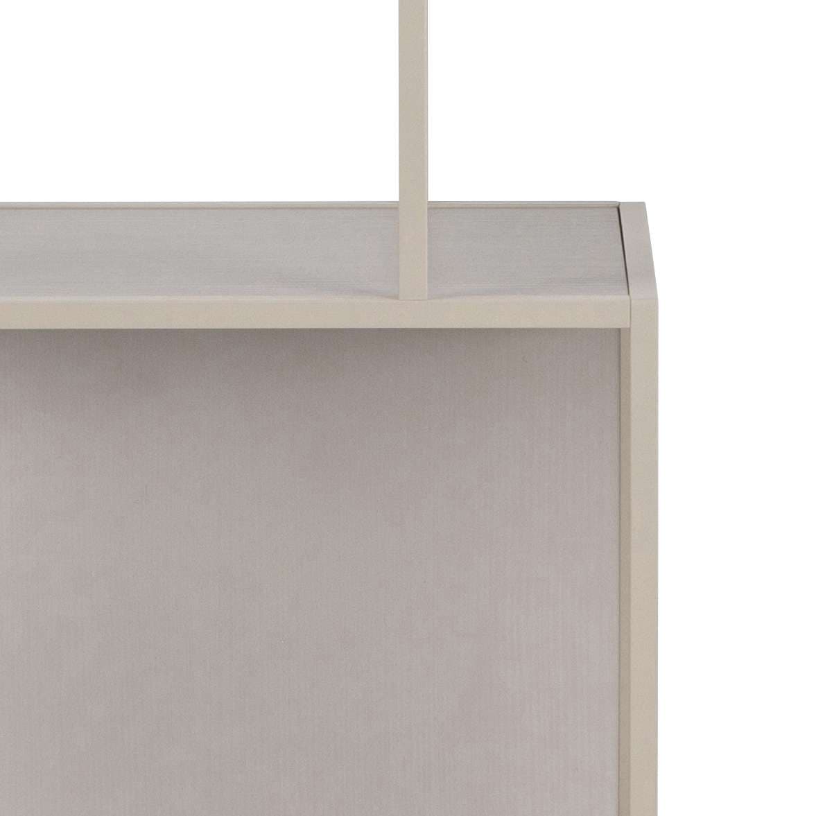 ACTONA GROUP Bücherregal »Seaford, Regal, Standregal, Raumteiler« Regal, grau, asymmetrische Details, wendbare Rückwand, 77x35x185cm