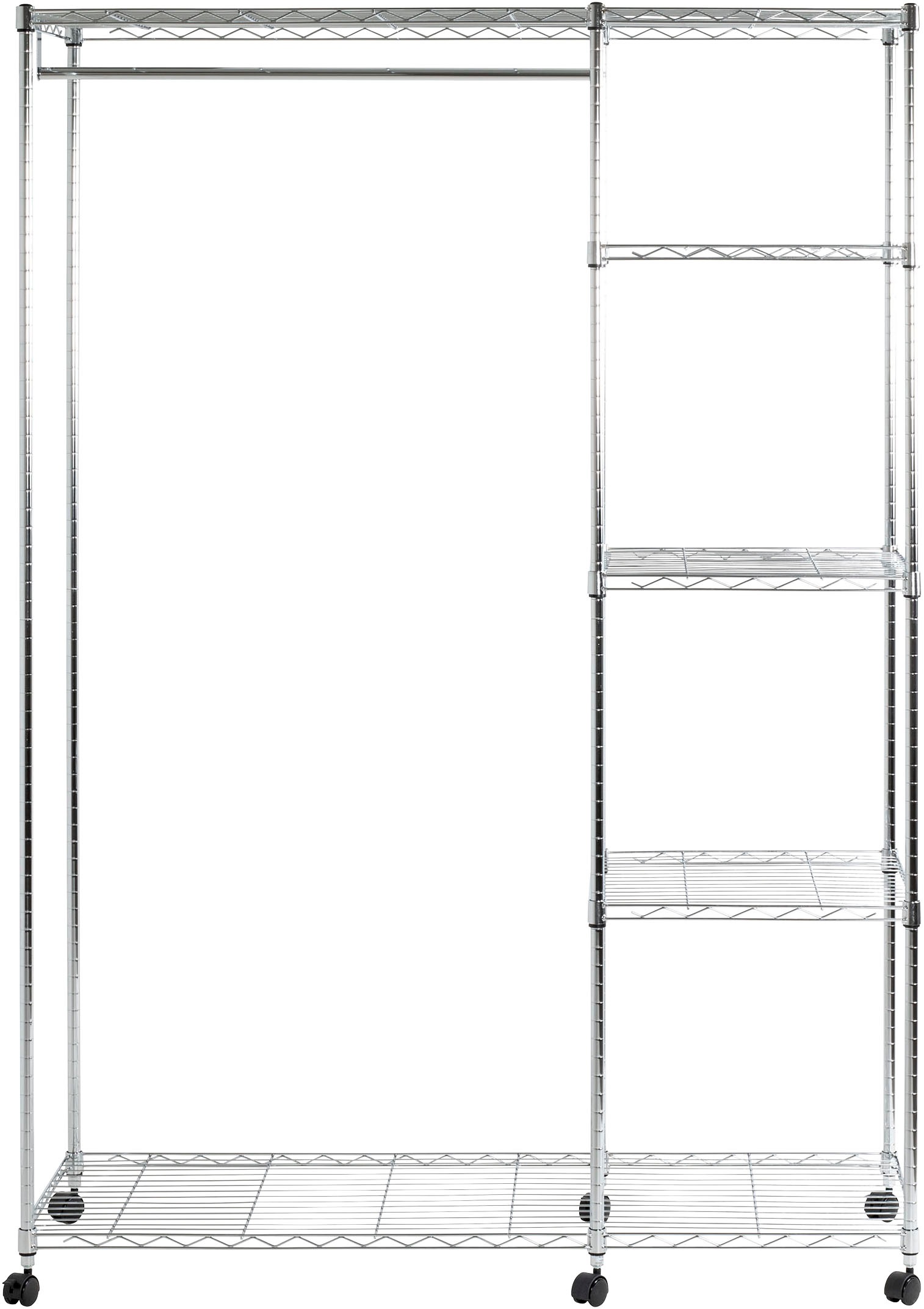 Portant à vêtements design "badis" 181cm argent