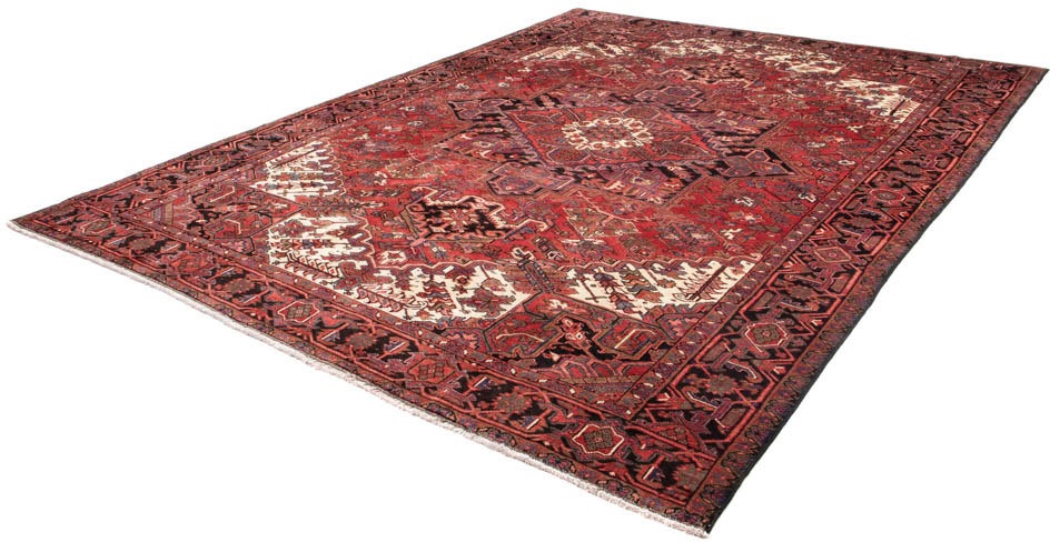 Image of morgenland Orientteppich »Perser - Nomadic - 330 x 250 cm - dunkelrot«, rechteckig, 10 mm Höhe, Wohnzimmer, Handgeknüpft, Einzelstück mit Zertifikat bei Ackermann Versand Schweiz