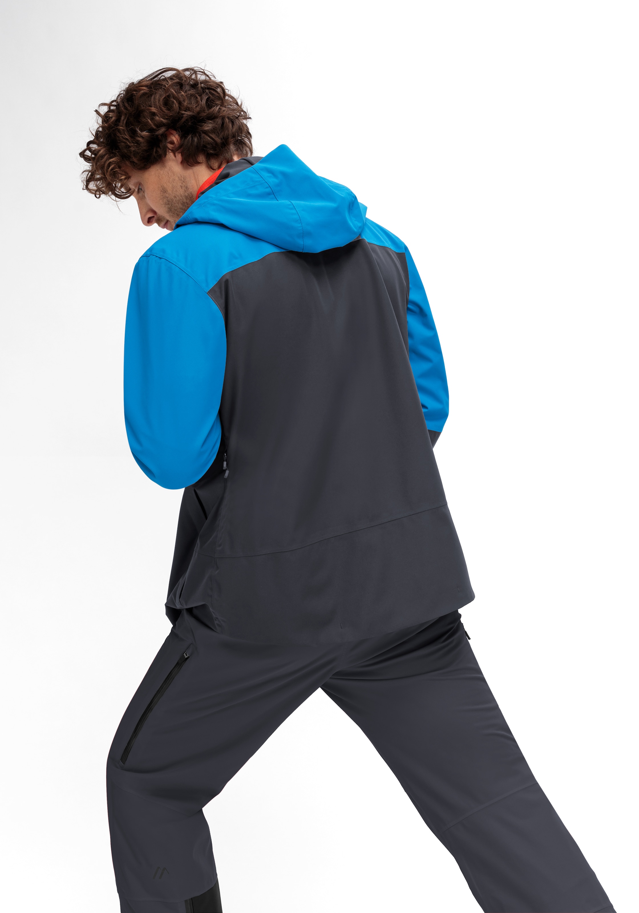 Maier Sports Funktionsjacke »Lindon M« Herren Outdoorjacke, wasserdicht, RV-Taschen, Kapuze