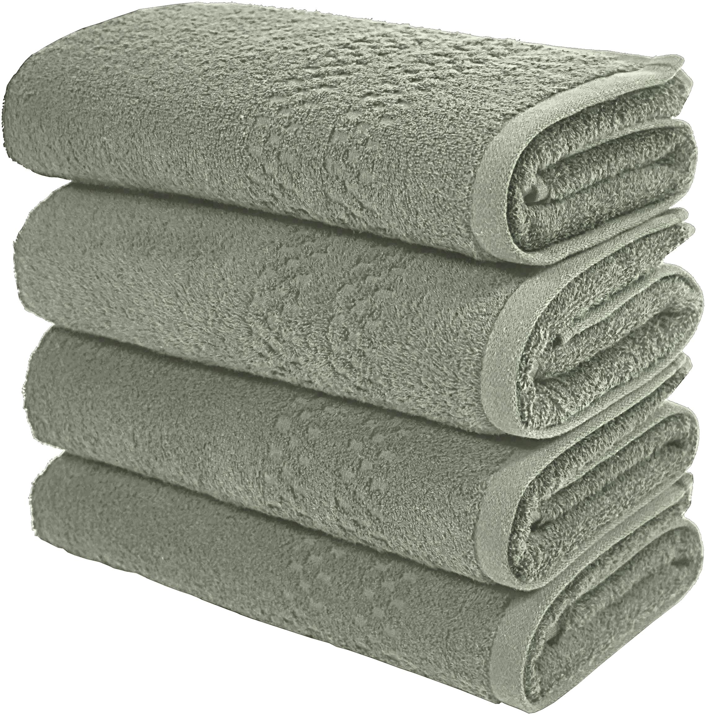 GOODproduct Serviette de bain »Regona, Handtücher 50x100cm, als Uni-Set und mit Karomuster, 500gr/m²« Serviettes premium avec bordure, set, 100% coton, garantie 5 ans
