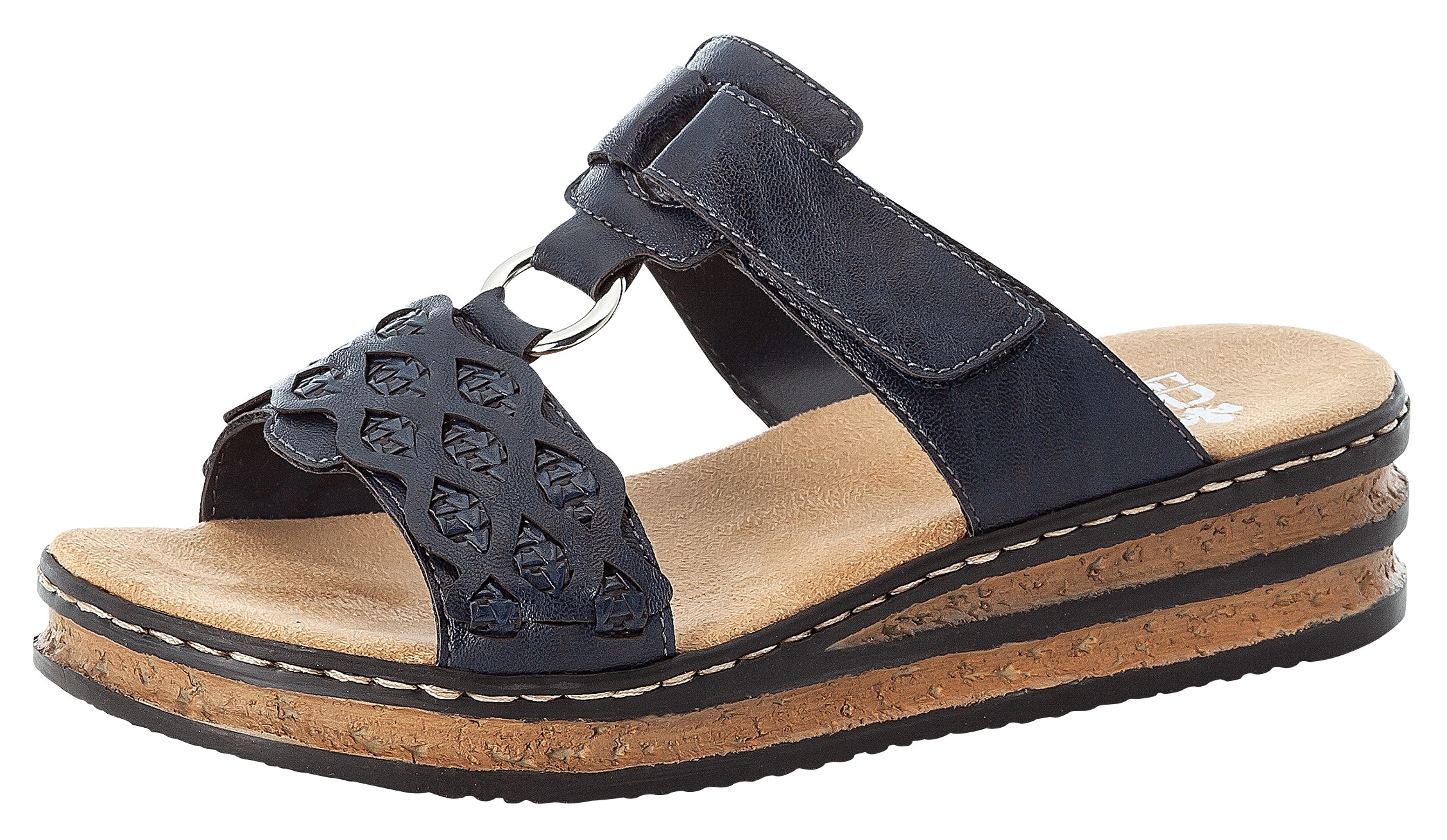 Image of Rieker Pantolette, mit Riemchen in Flechtoptik bei Ackermann Versand Schweiz