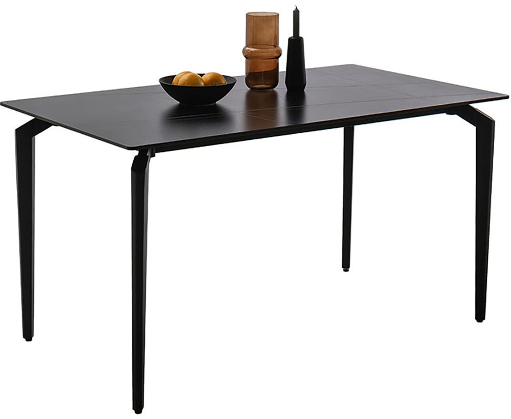 MCA furniture Esstisch »FREMONT 4-Fuss Tisch«, (Einzelstück), Keramik,Metall,Tischplatte 1,2cm, 4-6 Personen