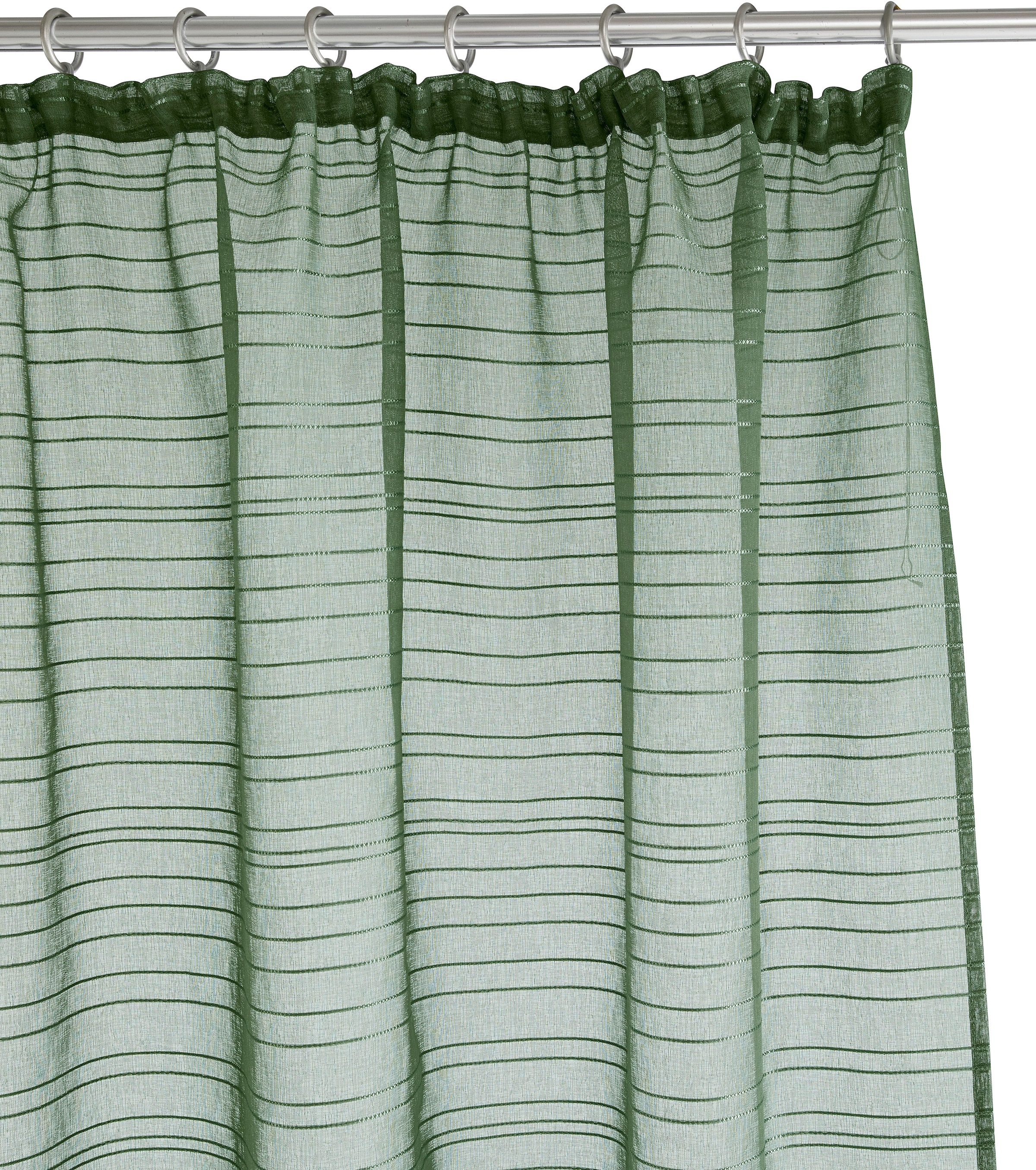 Bruno Banani Rideau »Linus« Bande volante 1 cuis tlg. 1 Schal, eingewebte Querstreifen, verschiedene Grössen,