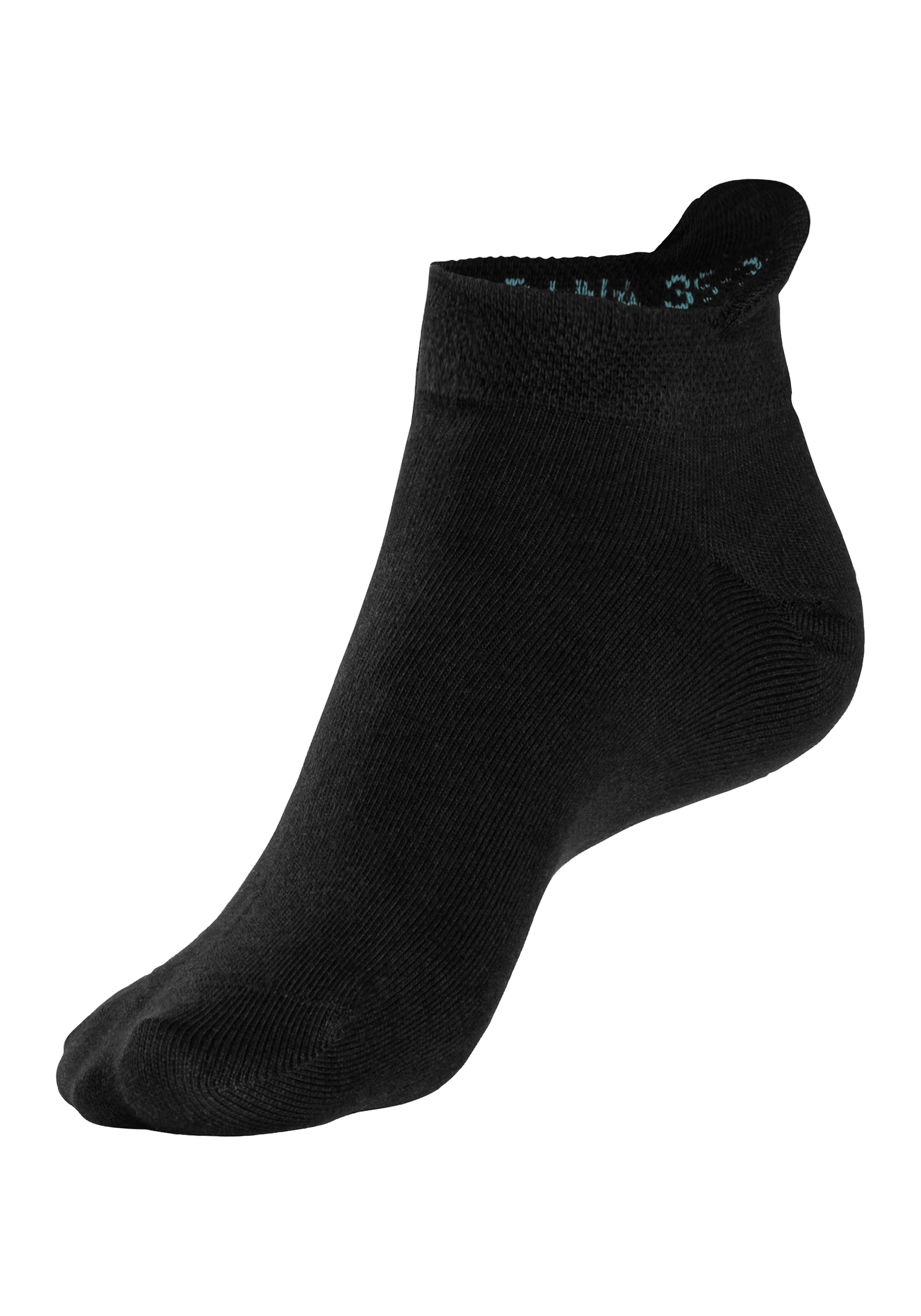 LASCANA Sneakersocken, (Box, 7 Paar, Box), mit kleiner Stickerei