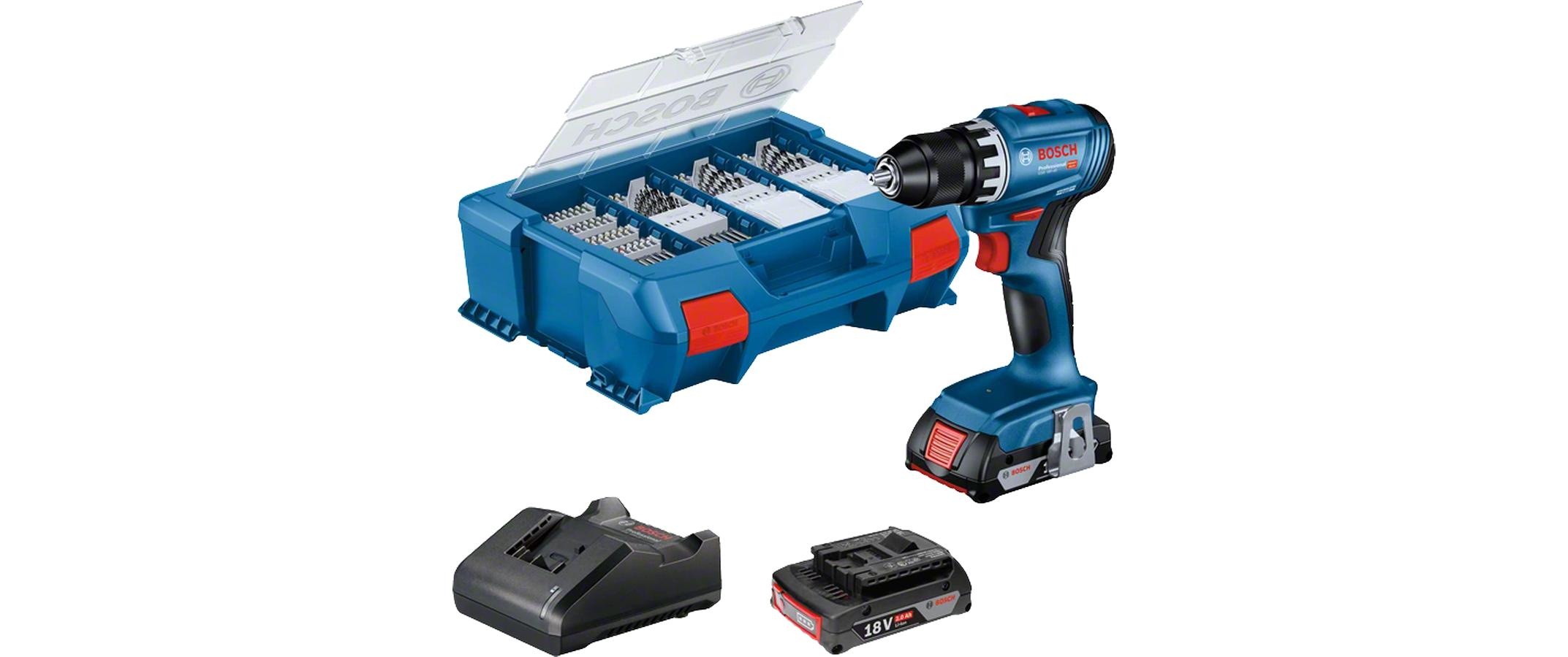 Image of Bosch Professional Akku-Bohrschrauber "Akku-Bohrschrauber GSR 18 V-45 Set"