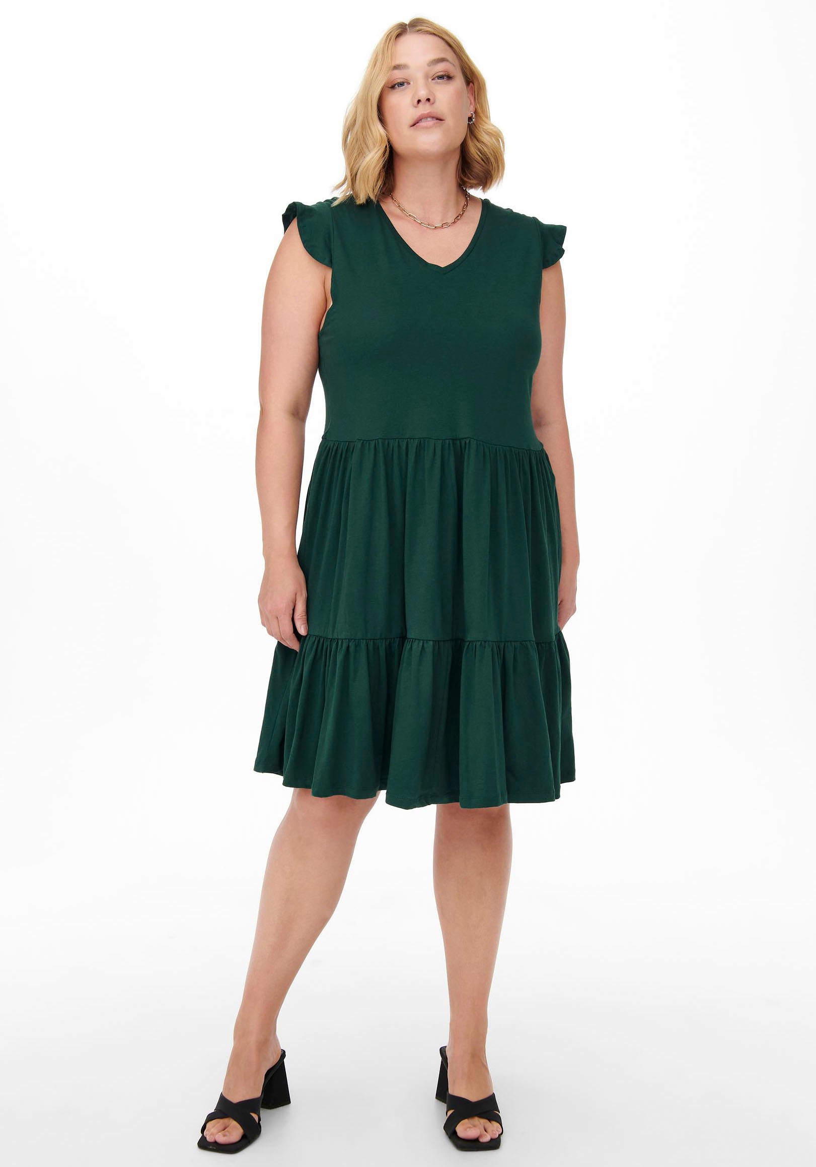 Image of ONLY CARMAKOMA Sommerkleid »CARAPRIL«, mit Rüschen bei Ackermann Versand Schweiz