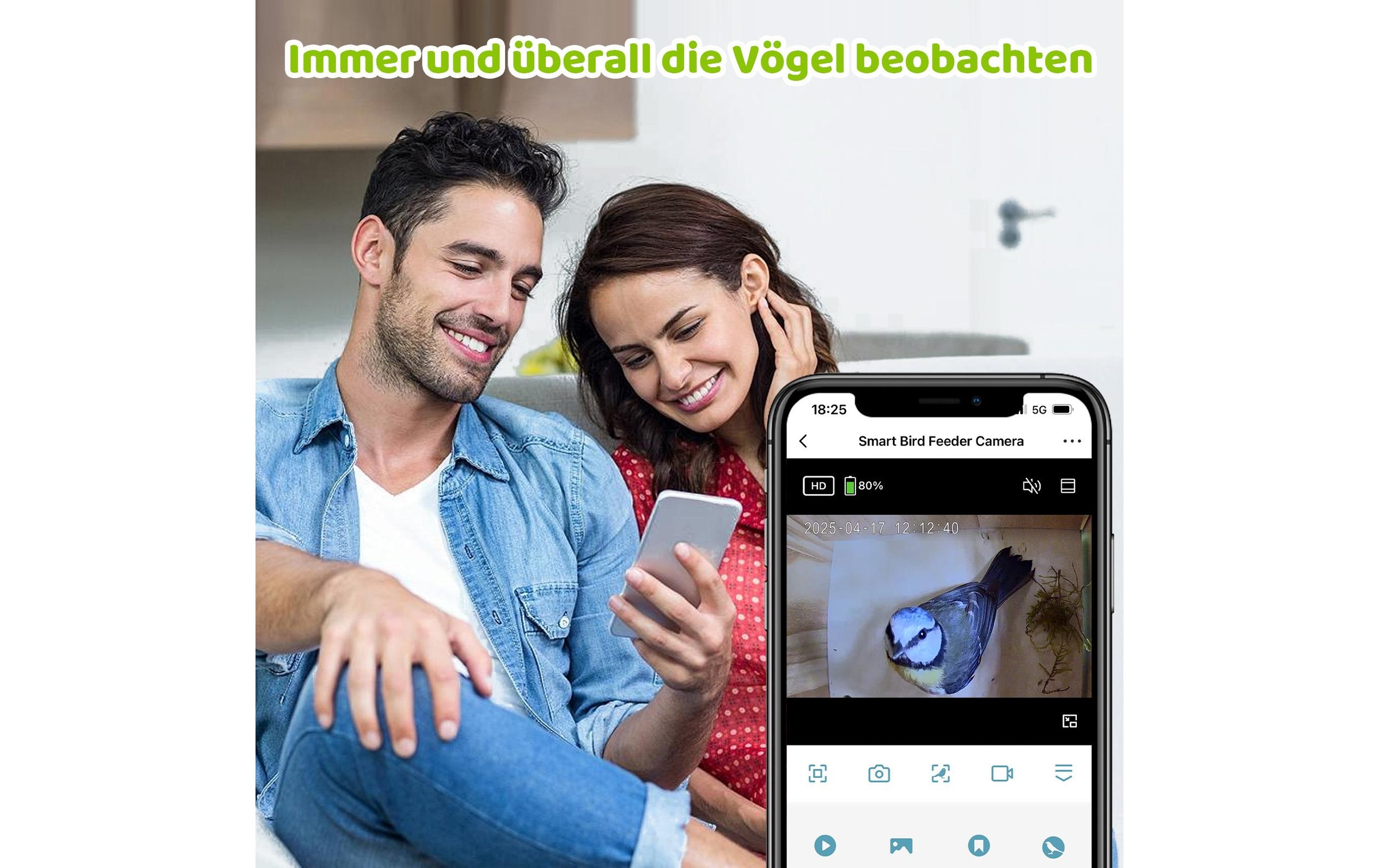   Nistkasten »Sanilu Vogel mit Kamera«