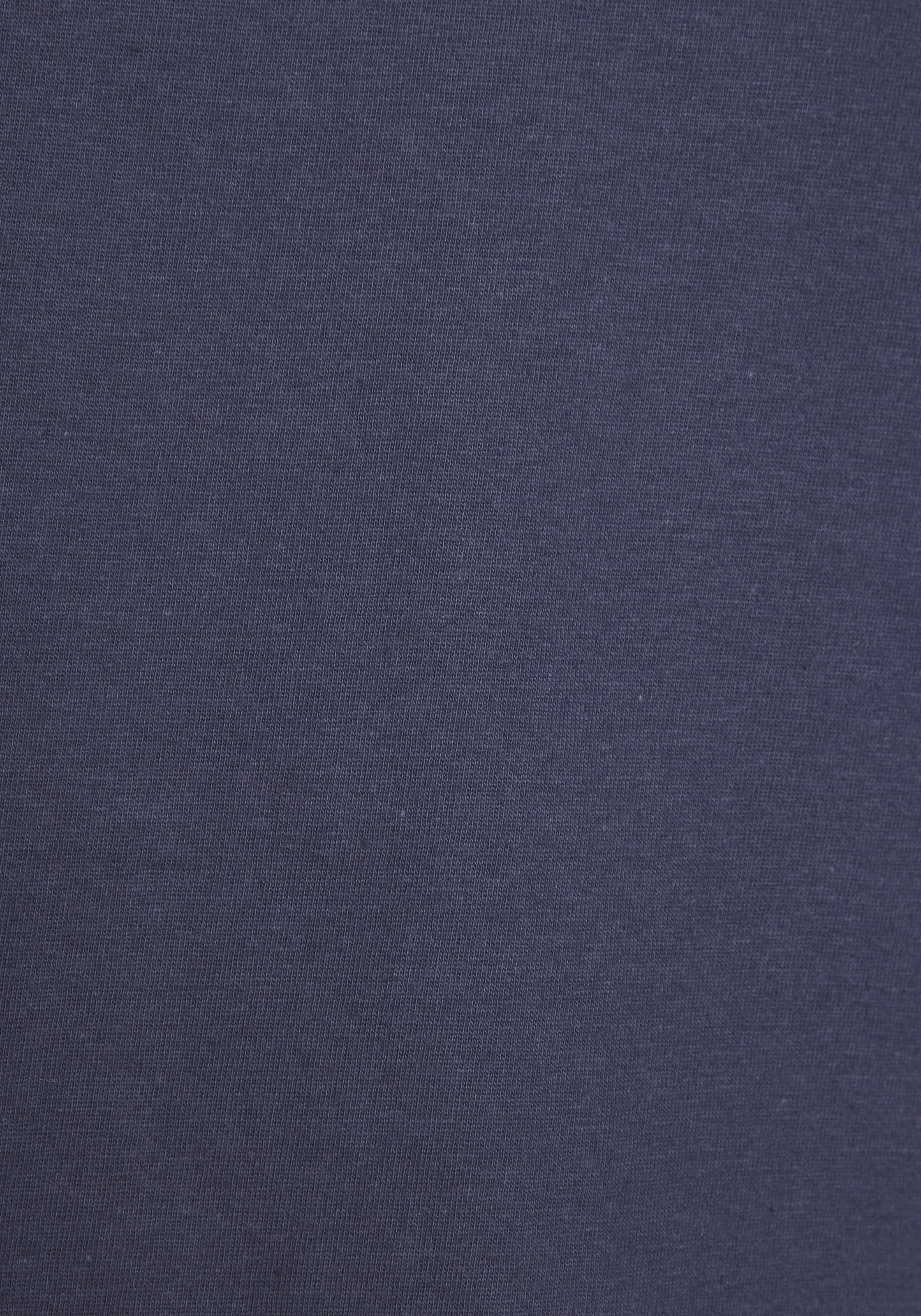 LASCANA Kurzarmshirt »mit glitzernem Strass-Design am Arm«, aus weicher Baumwoll-Qualität