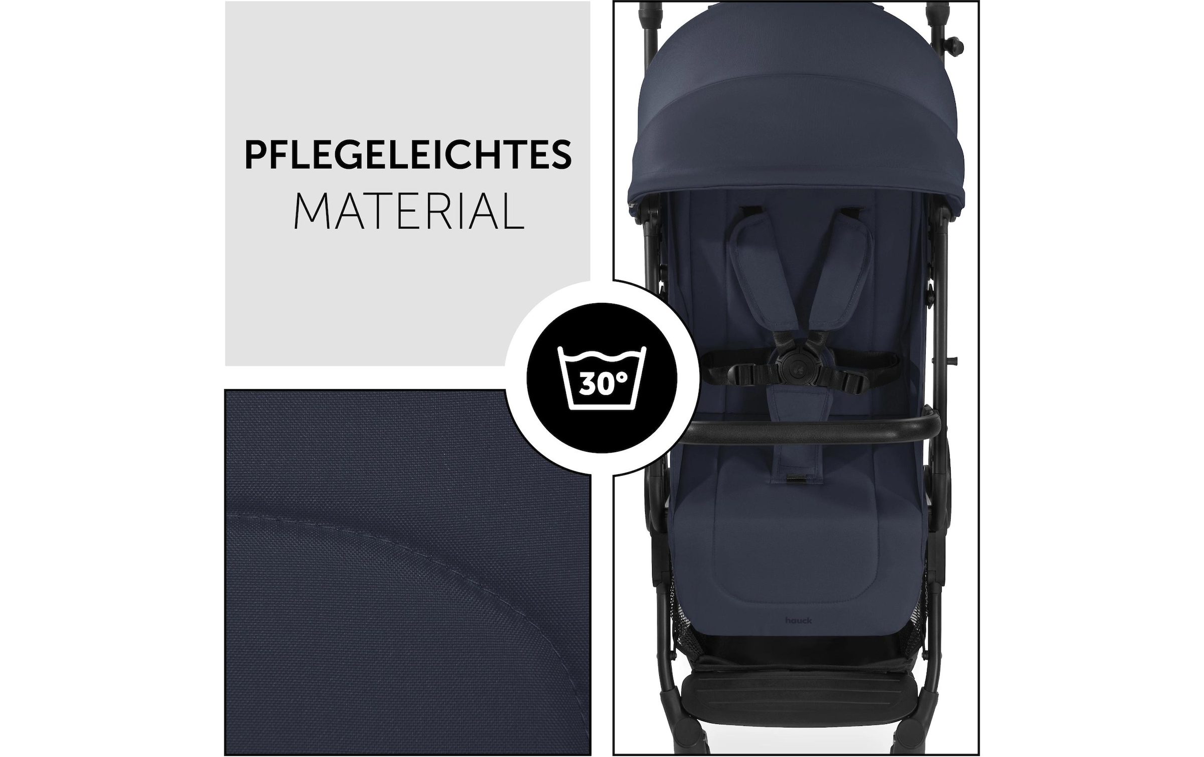 Hauck Kinder-Buggy »Travel N Care Plus Dark Navy Blue«, 25 kg