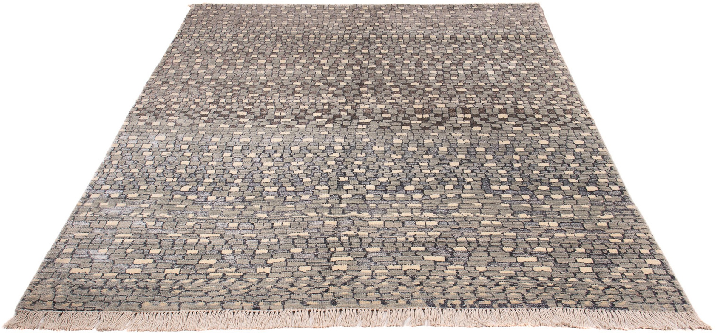 Image of morgenland Designteppich »Designer - 238 x 172 cm - mehrfarbig«, rechteckig, 8 mm Höhe, Wohnzimmer, Handgeknüpft, Einzelstück mit Zertifikat bei Ackermann Versand Schweiz