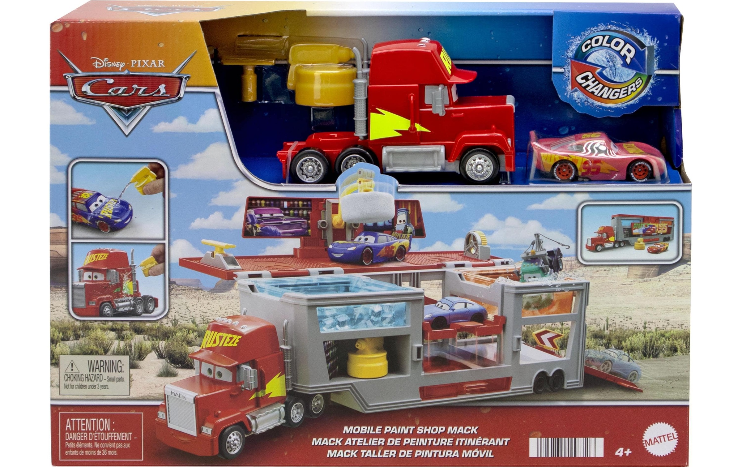 Mattel® Spielzeug-Abschlepper »Cars Disney Pixar Cars Color Changers Mack«