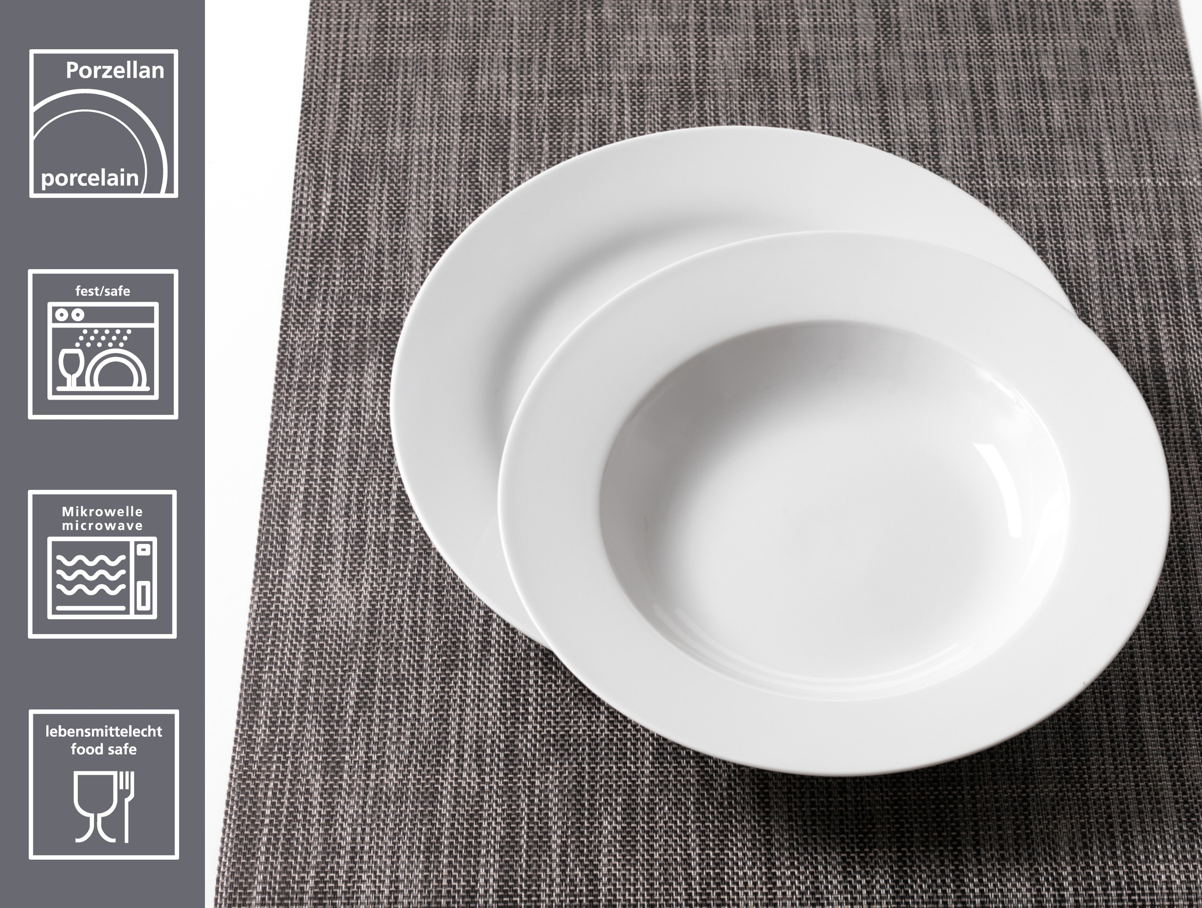 Ritzenhoff & Breker Kombiservice »Bianco« klassisch und schlicht, unifarben