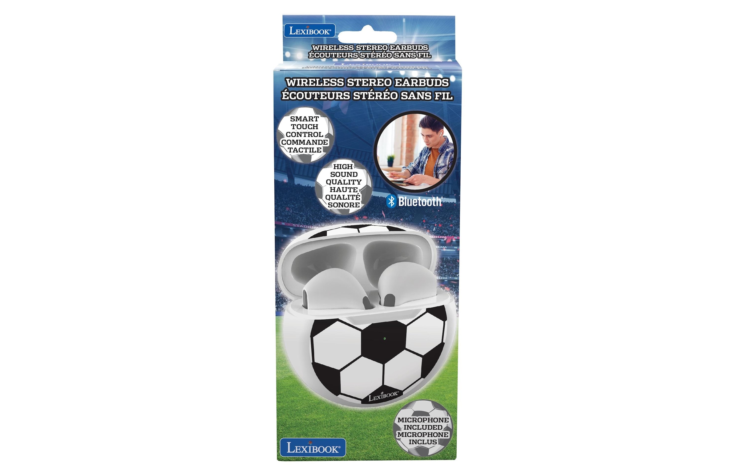 Lexibook® Ecouteurs intra-auriculaires »Fussball«
