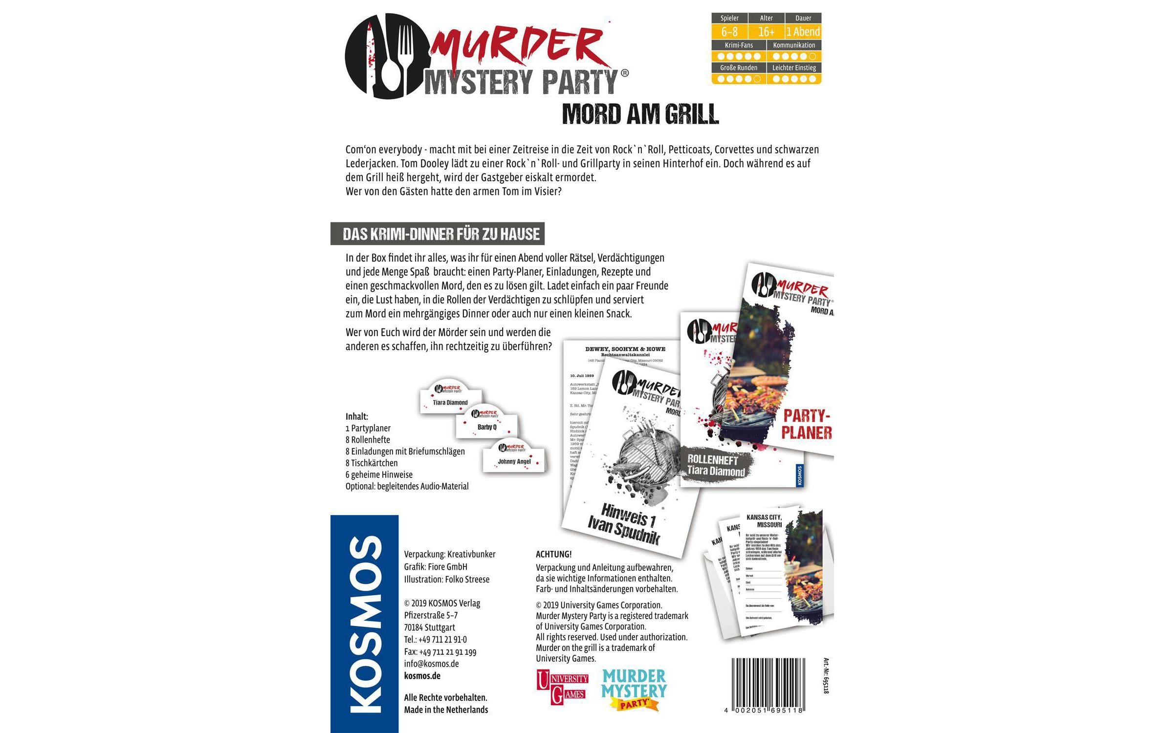 Kosmos Spiel »Murder Mystery«