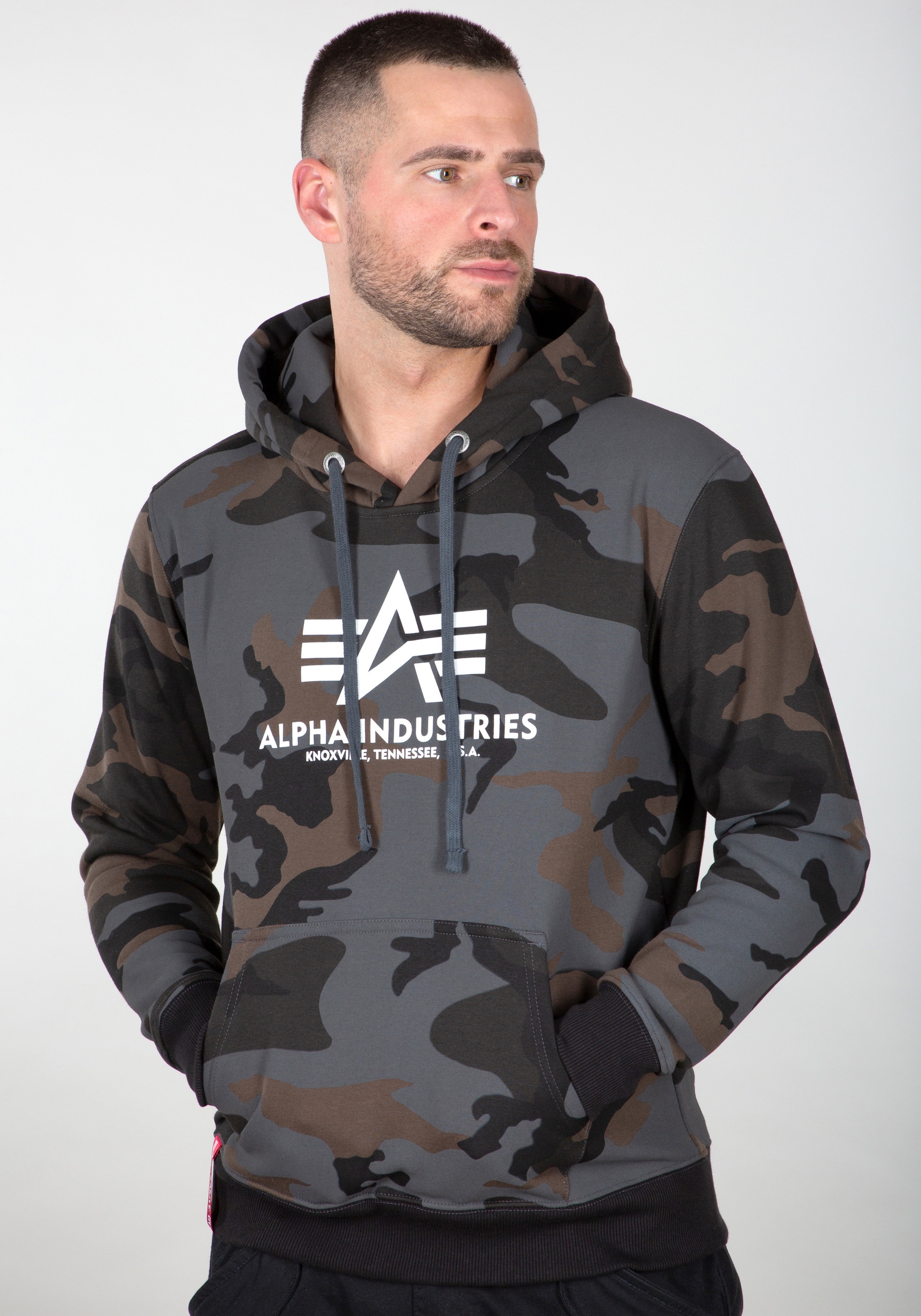 Alpha Industries Hoodie »Alpha Industries Men - Hoodies Basic Hoodie Camo«