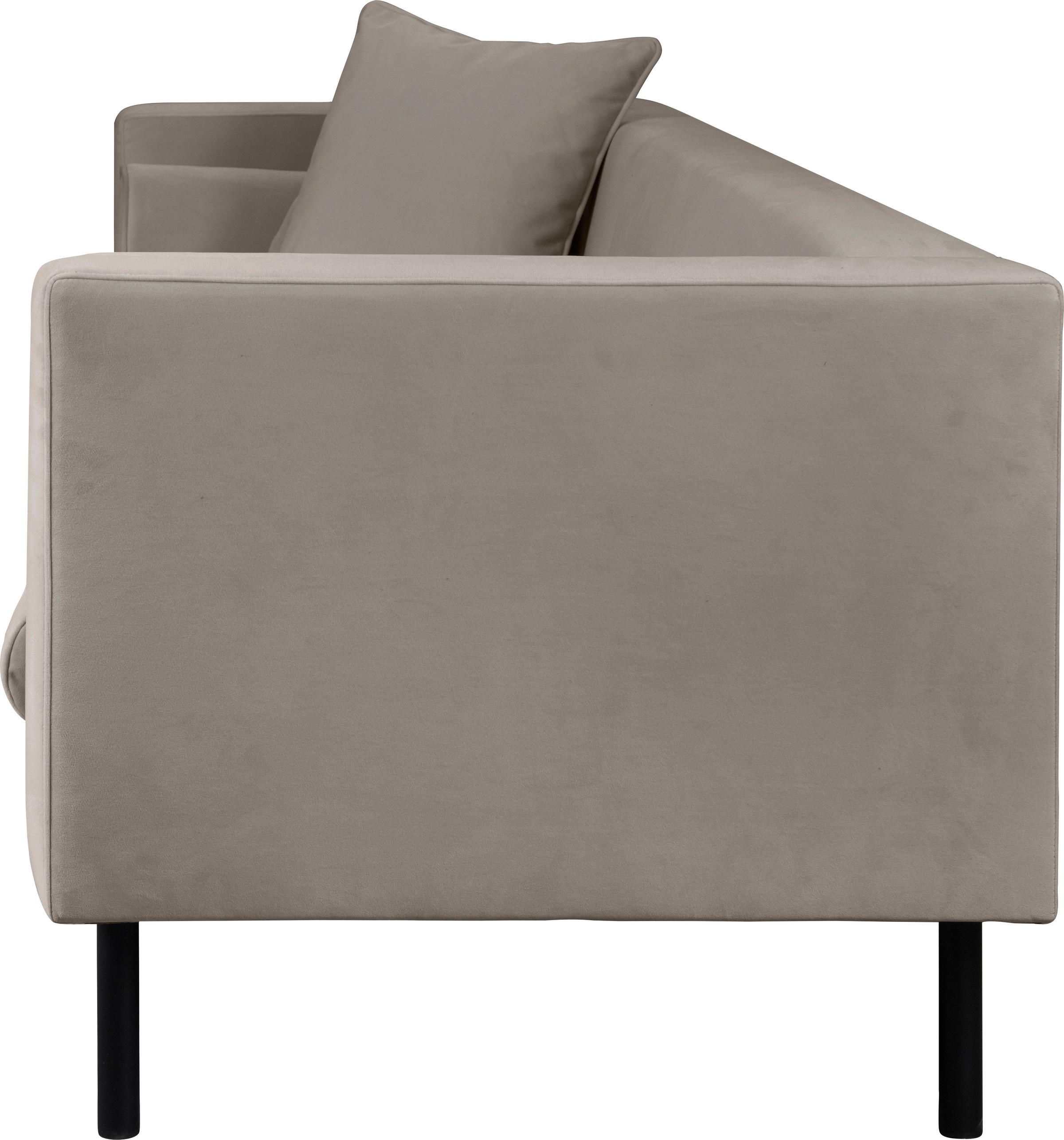 Guido Maria Kretschmer Home&Living 2-Sitzer »Lillibeth Designsofa mit Wellenunterfederung, Masse B/T/H: 155/74/83 cm«, Zierkissen als Wendekissen, in Samtoptik oder Cord