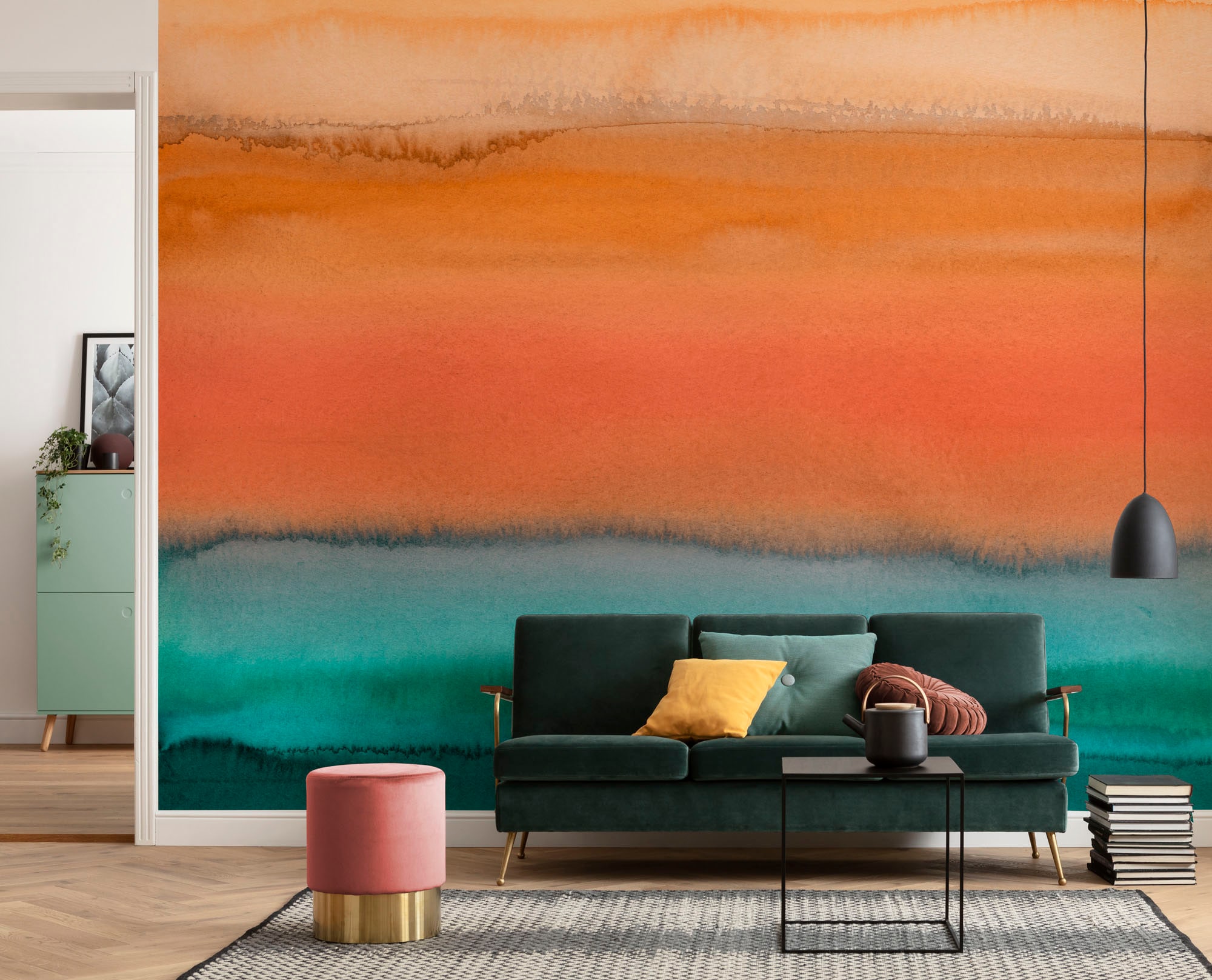 Komar Fototapete »Digitaldruck Vlies - Risveglio - Grösse 300 x 250 cm«, bedruckt, Wohnzimmer, Schlafzimmer