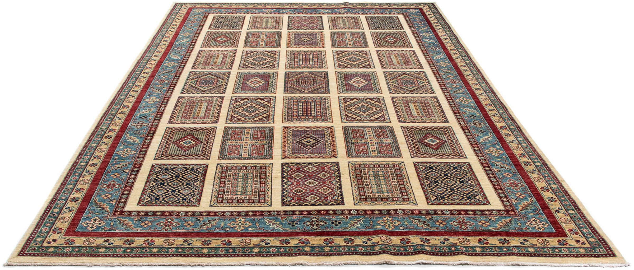 Image of morgenland Orientteppich »Afghan - Buchara - 186 x 121 cm - mehrfarbig«, rechteckig, 7 mm Höhe, Wohnzimmer, Handgeknüpft, Einzelstück mit Zertifikat bei Ackermann Versand Schweiz
