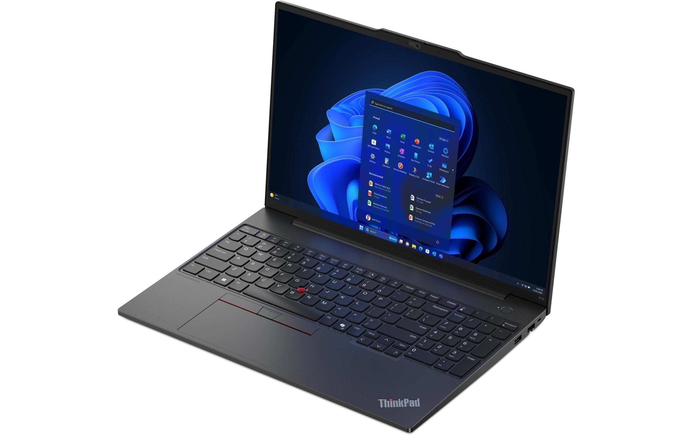 Lenovo Business-Notebook »ThinkPad E16 Gen. 2 (AMD)«, 40,48 cm, / 16 Zoll, AMD, Ryzen 7, Radeon