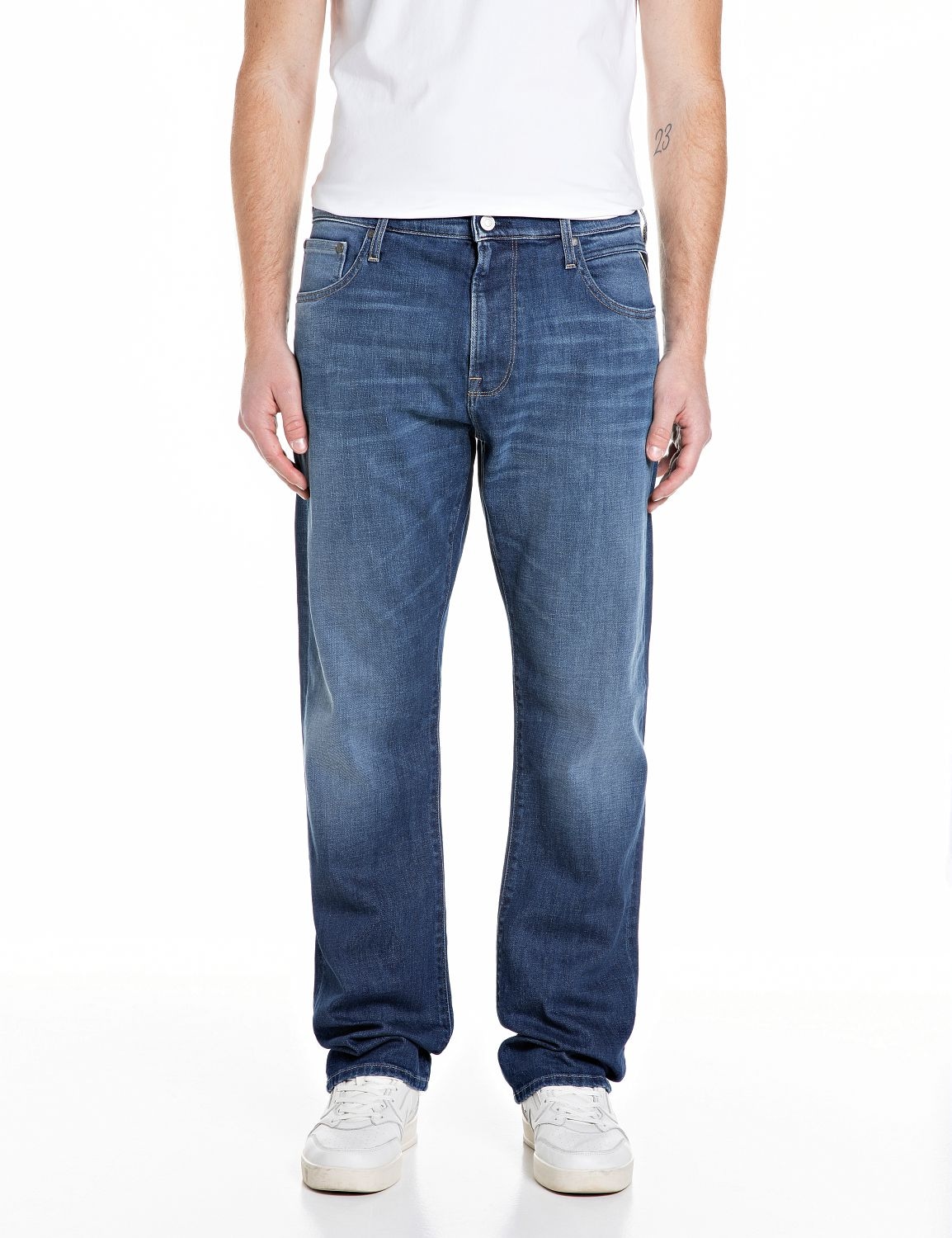Image of Replay Straight-Jeans "Aideen" im 5-Pocket-Stil
