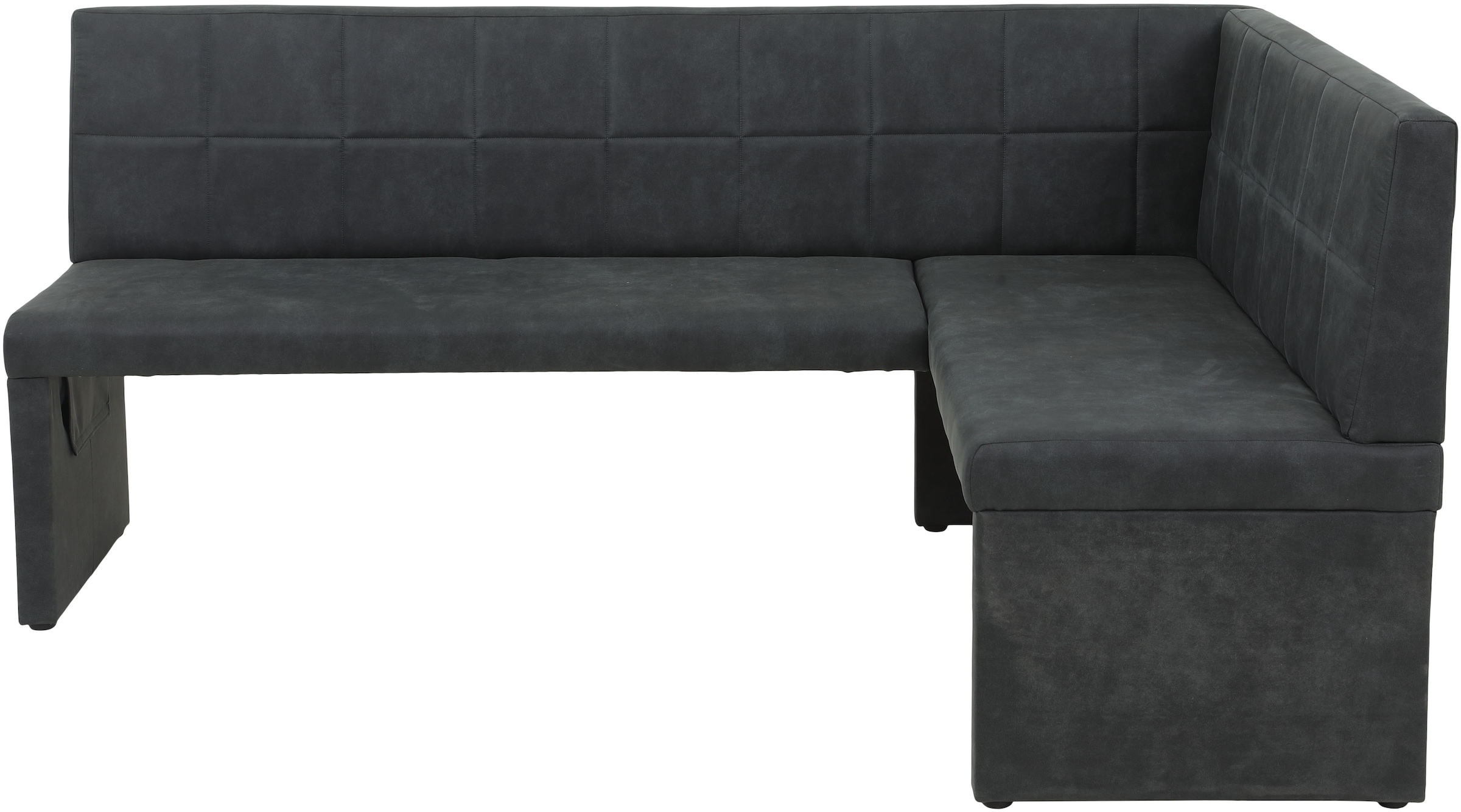 HELA Essgruppe »SPREE« 4 Stk. tlg. Esstisch 140x90 cm mit Dickkante, Microfaserbezug,