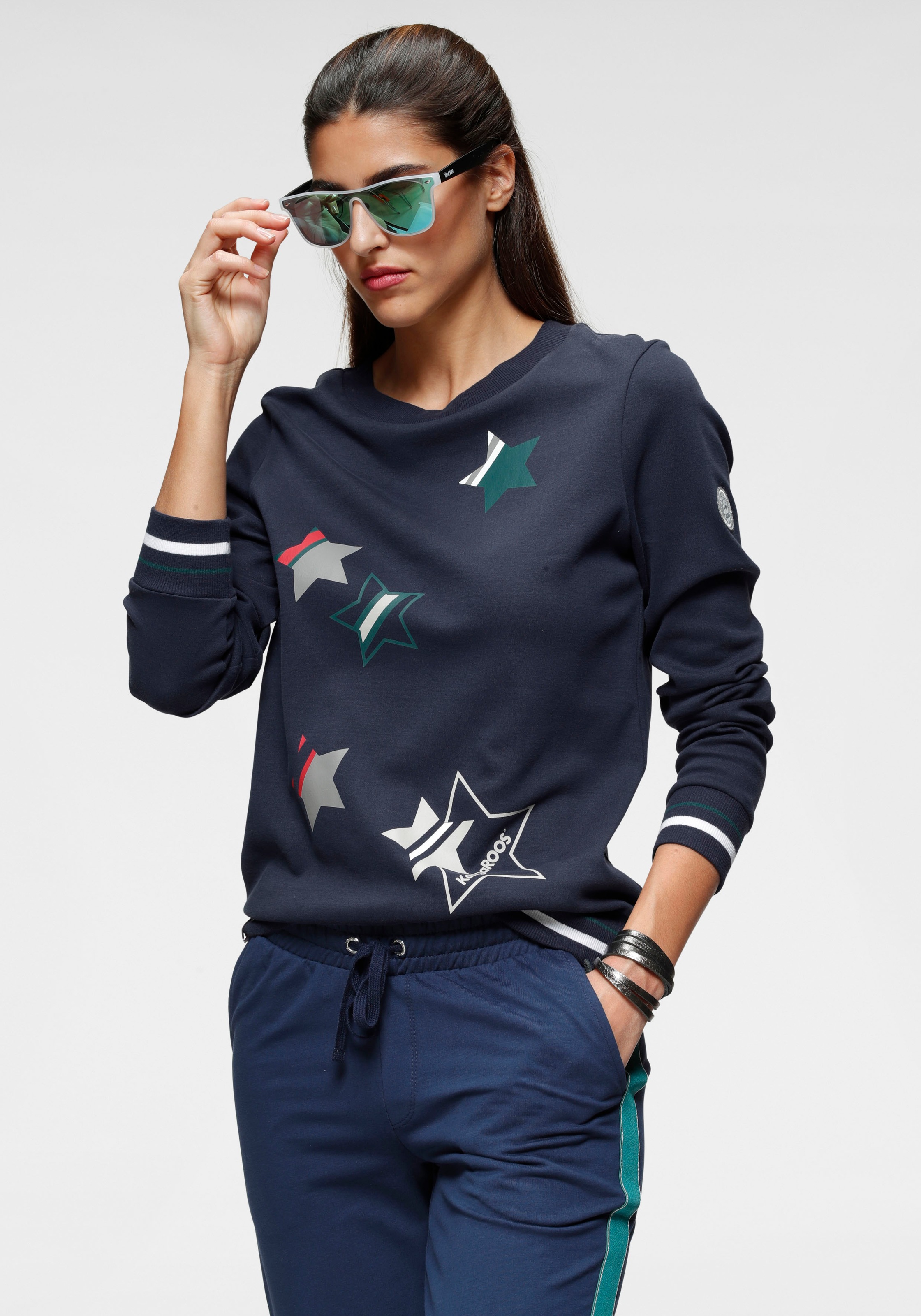 Image of KangaROOS Sweater, mit süssen Sternchen-Drucken bei Ackermann Versand Schweiz