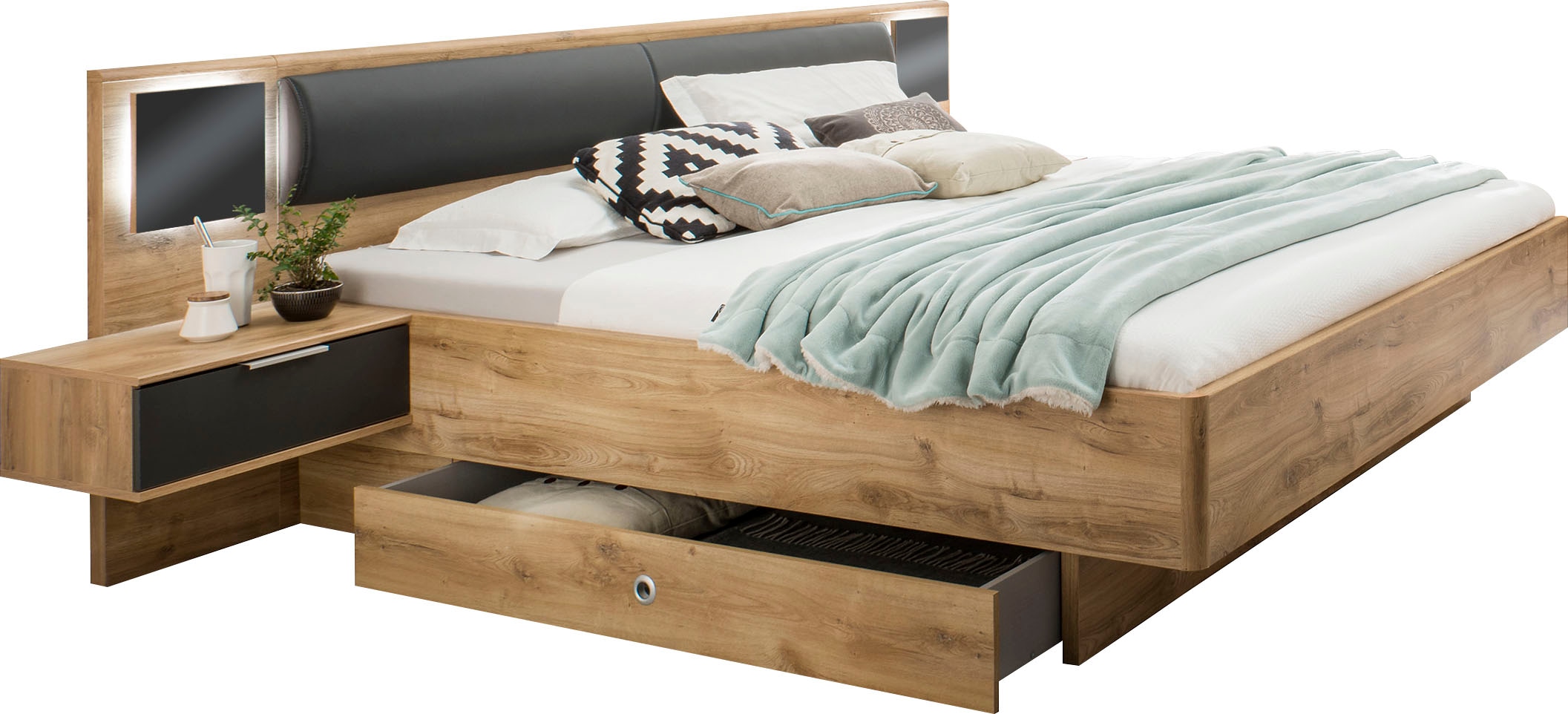 Wimex Bettanlage »Valencia« mit indirekter LED-Beleuchtung