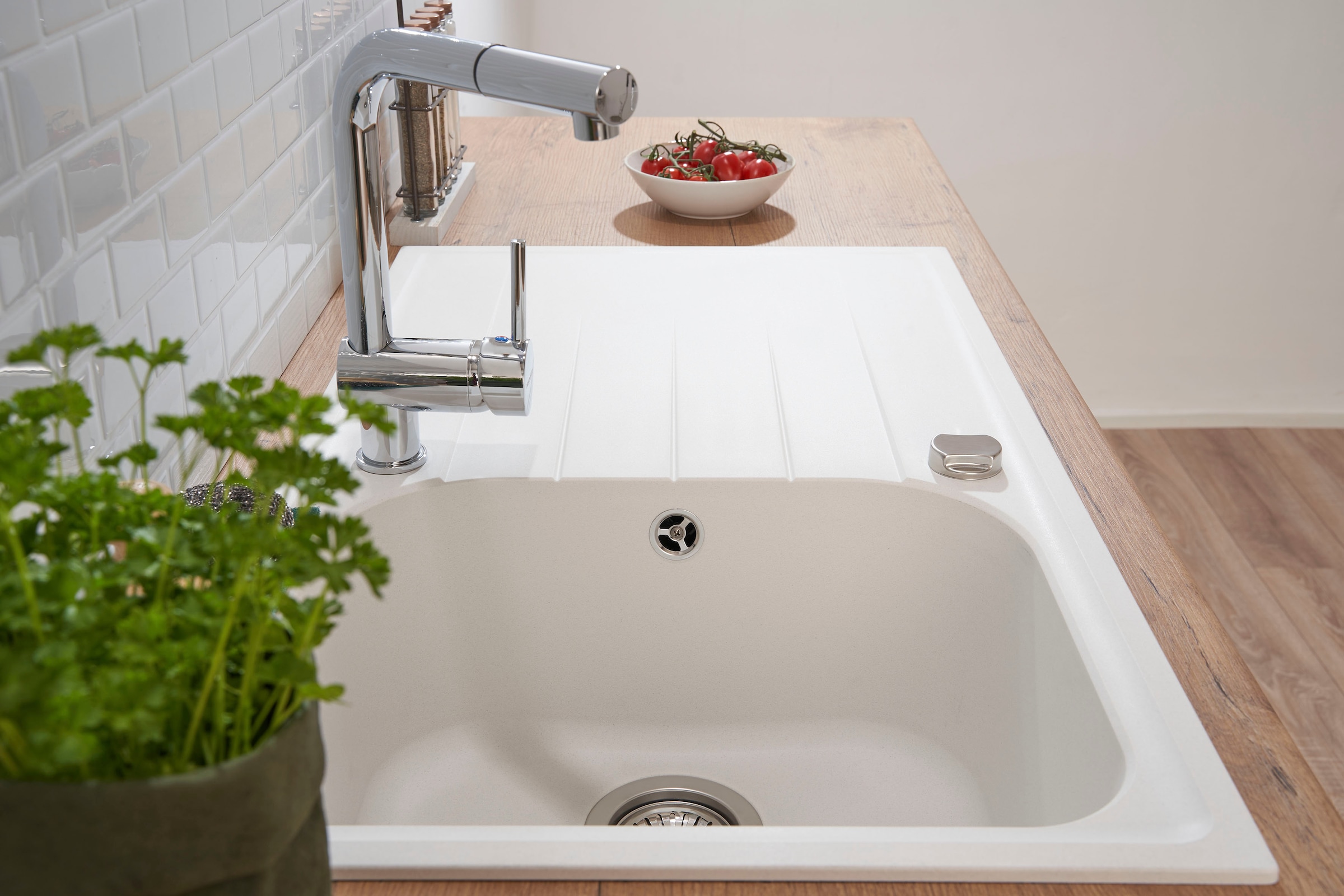 RESPEKTA Einbauspüle »ORLANDO86X50B«