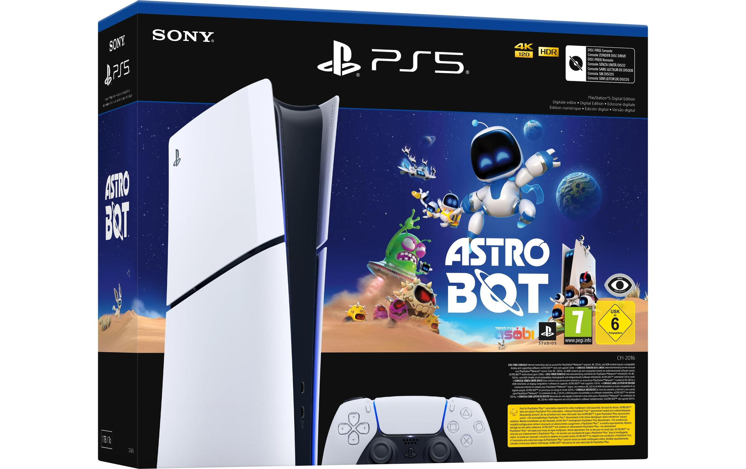 Sony Spielekonsole »5 Slim – Digital ASTRO BOT Bundle«