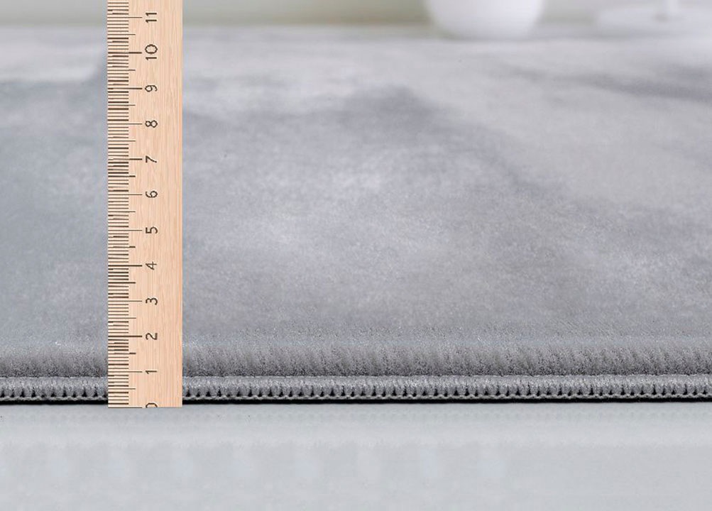 the carpet Teppich »Cosy« rund 11 mm Höhe Wohnzimmer Teppich Fell-Optik waschbar elegant