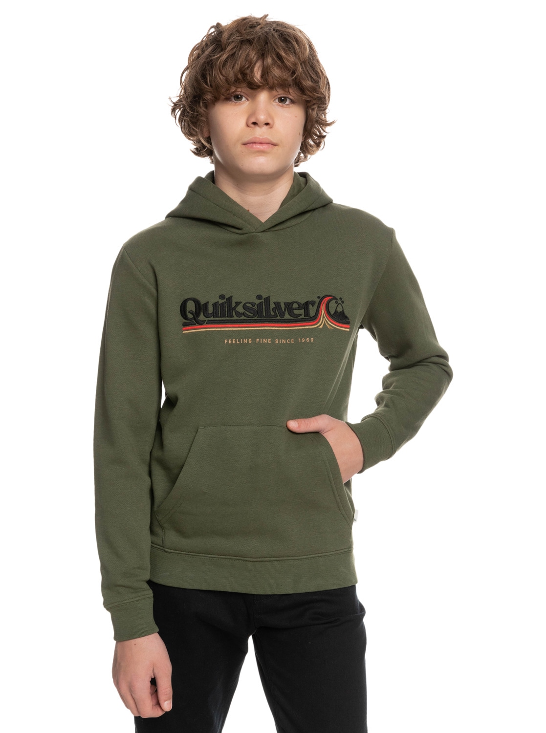 Kapuzensweatshirt Lined Up« ligne Acheter en Quiksilver »All ✌
