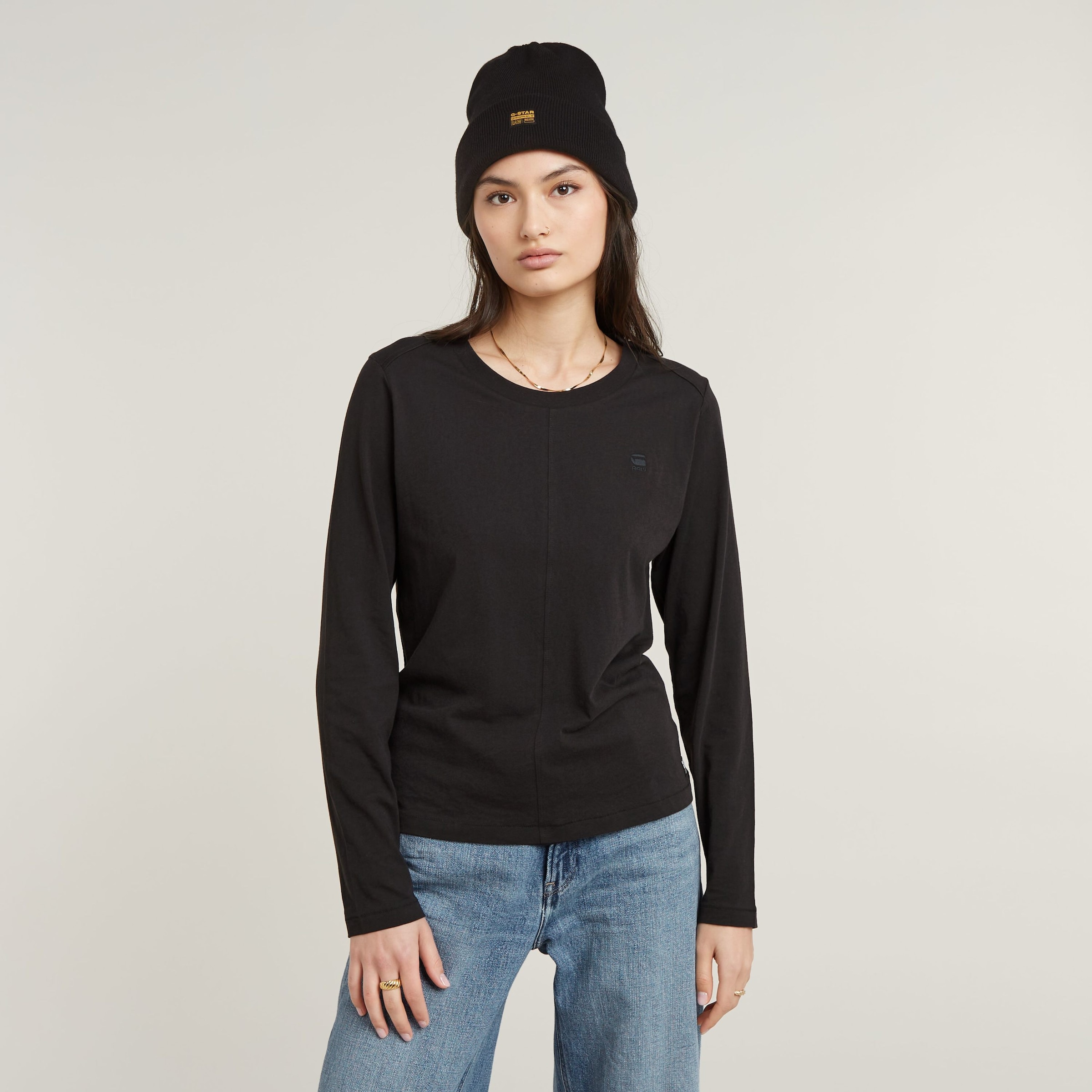 G-STAR T-Shirt »Front seam r t ls wmn«