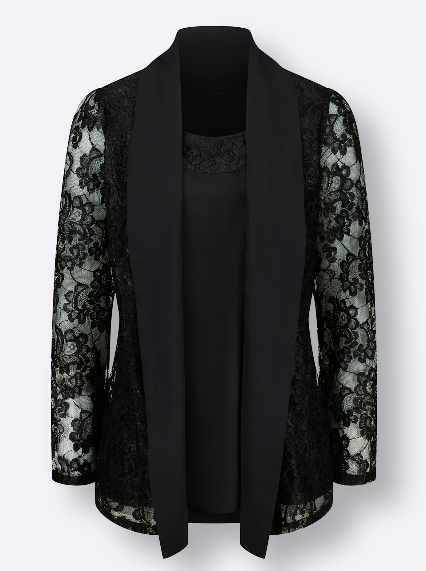 Classic Basics Spitzenbluse