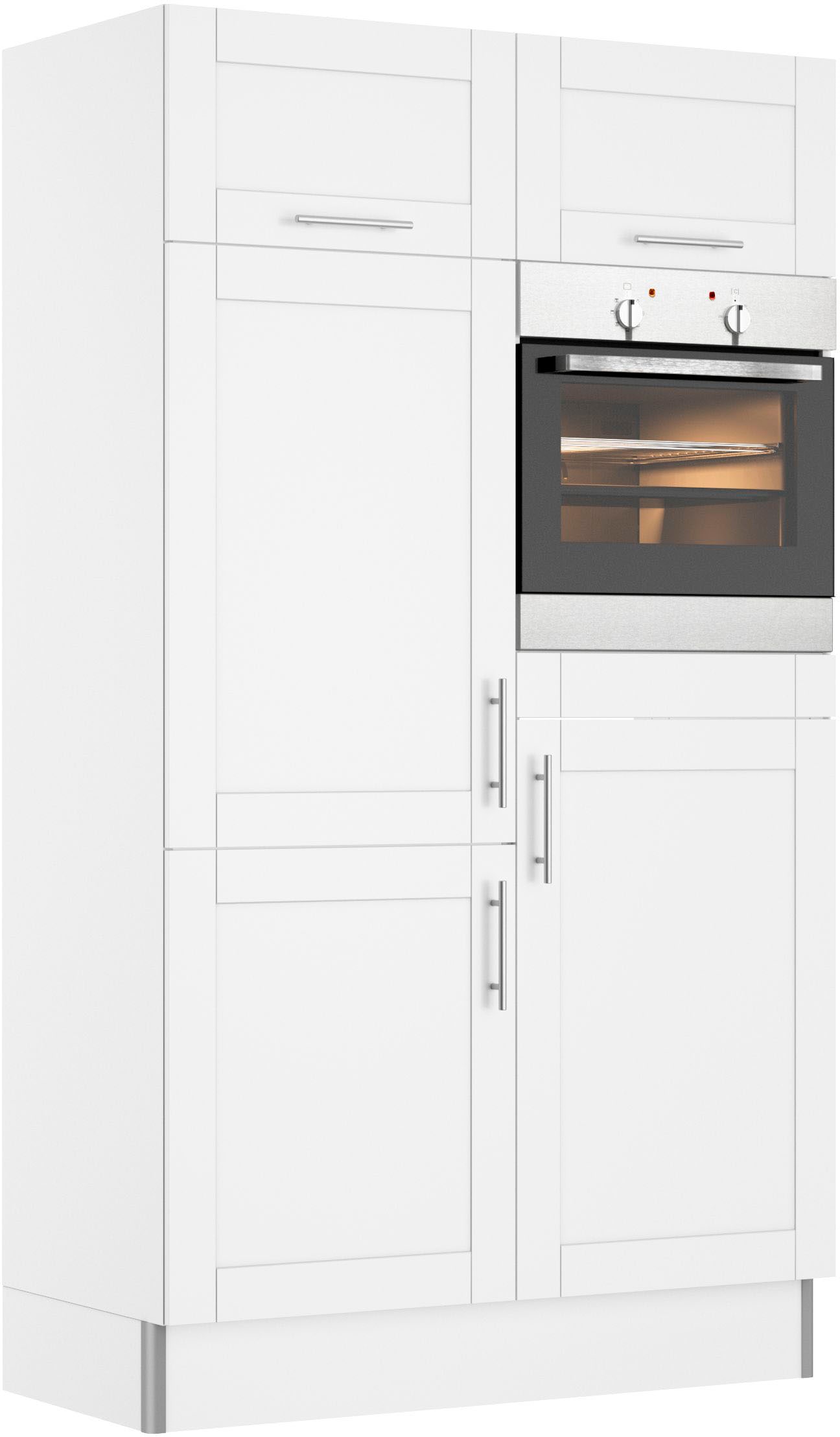 KOCHSTATION Cuisine »KS-Ahus, Back-/Kühlmodul« Breite 120 cm, wahlw. mit E-Geräten, Soft Close Funktion, MDF Fronten