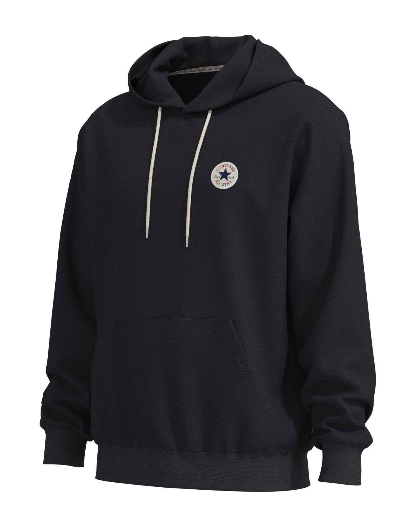 Image of Converse Kapuzensweatshirt "CHUCK PATCH HOODIE (CLASSIC FLEECE)", mit sportlichem Stil, Langarm-Design, aus Baumwolle und Polyester