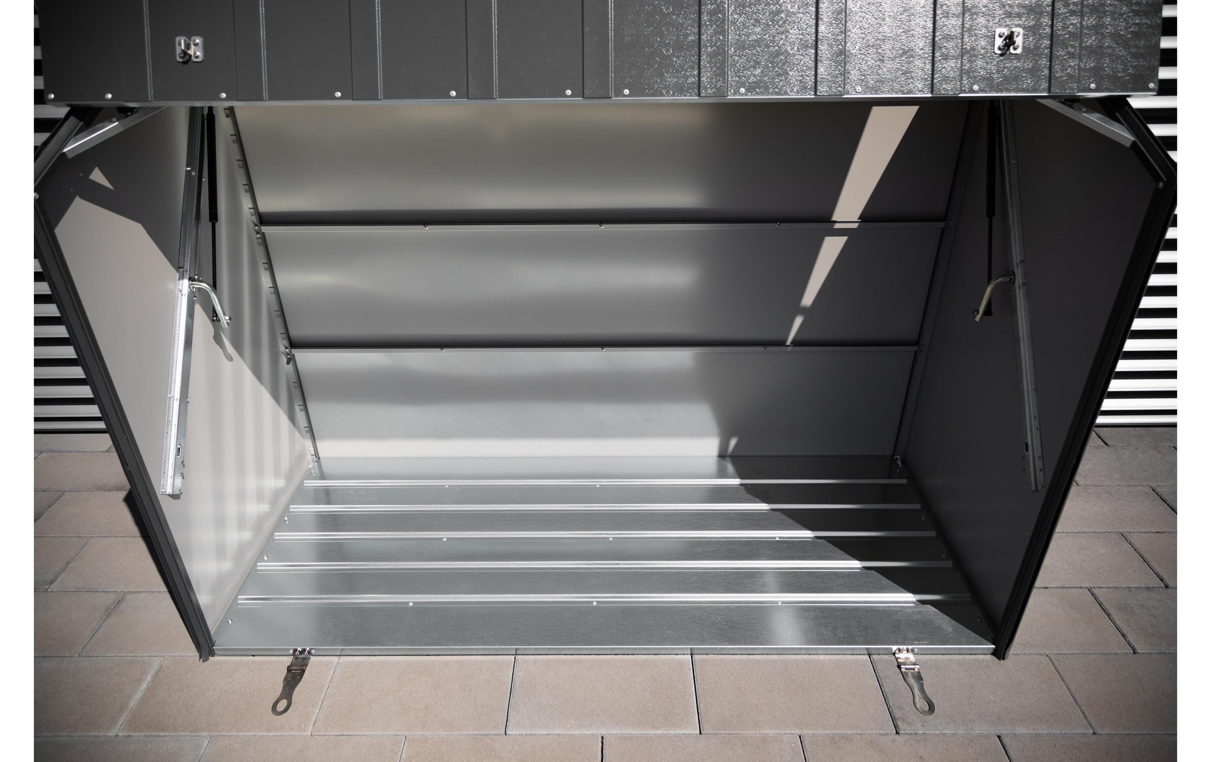 Image of Trimetals Mehrzweckschrank "Sesame" Fahrradbox, BxTxH: 185x76x139 cm