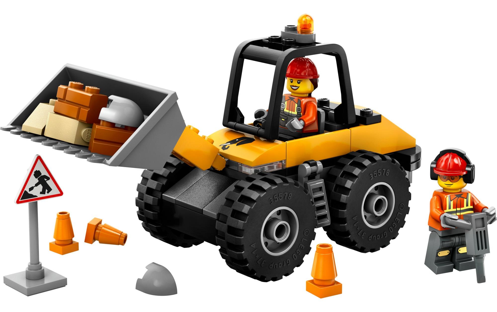 LEGO® Spielbausteine »City Radlader 60460«, (81 St.)