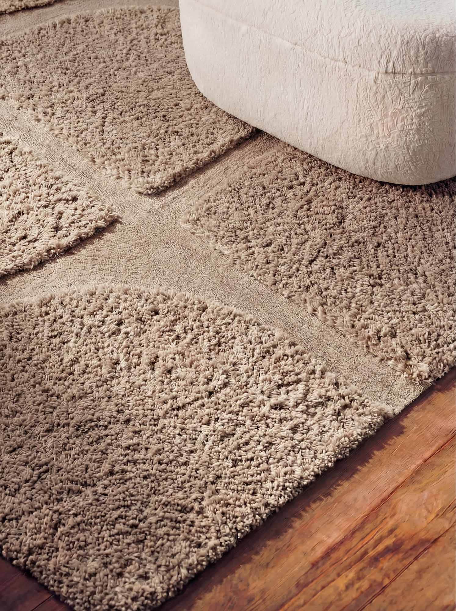Ted Baker Tapis à poils longs »Jasper , auch in rund« Rectangulaire 25 mm Höhe Structure haute-basse, doux, shaggy, moderne, salon, chambre