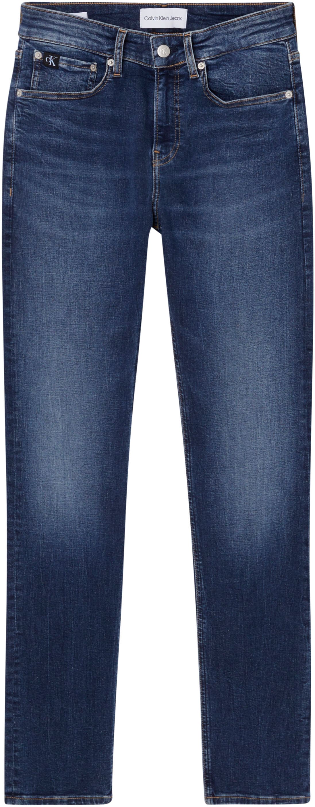 Calvin Klein Jeans Skinny-fit-Jeans »SKINNY«, mit Leder-Badge