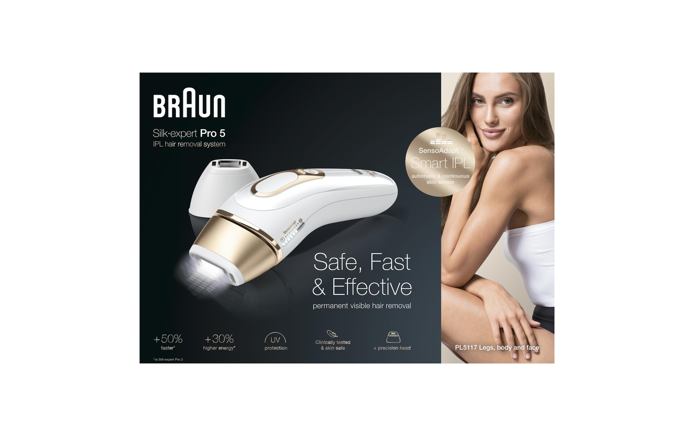 Braun IPL-Haarentferner »Silk-expert Pro 5 PL5117«, 400000 Lichtimpulse