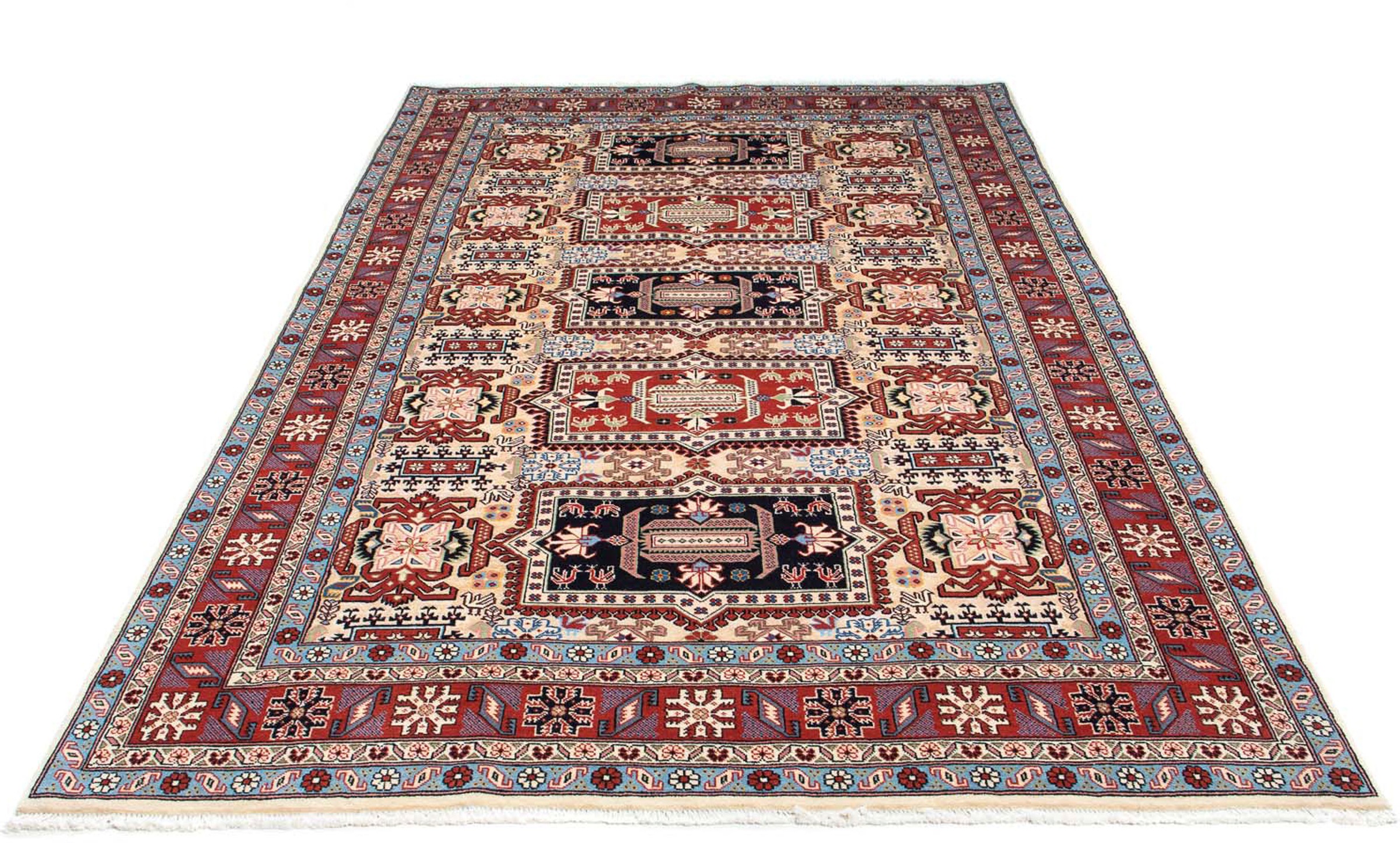 Image of morgenland Orientteppich »Perser - Nomadic - 269 x 166 cm - mehrfarbig«, rechteckig, 10 mm Höhe, Wohnzimmer, Handgeknüpft, Einzelstück mit Zertifikat bei Ackermann Versand Schweiz